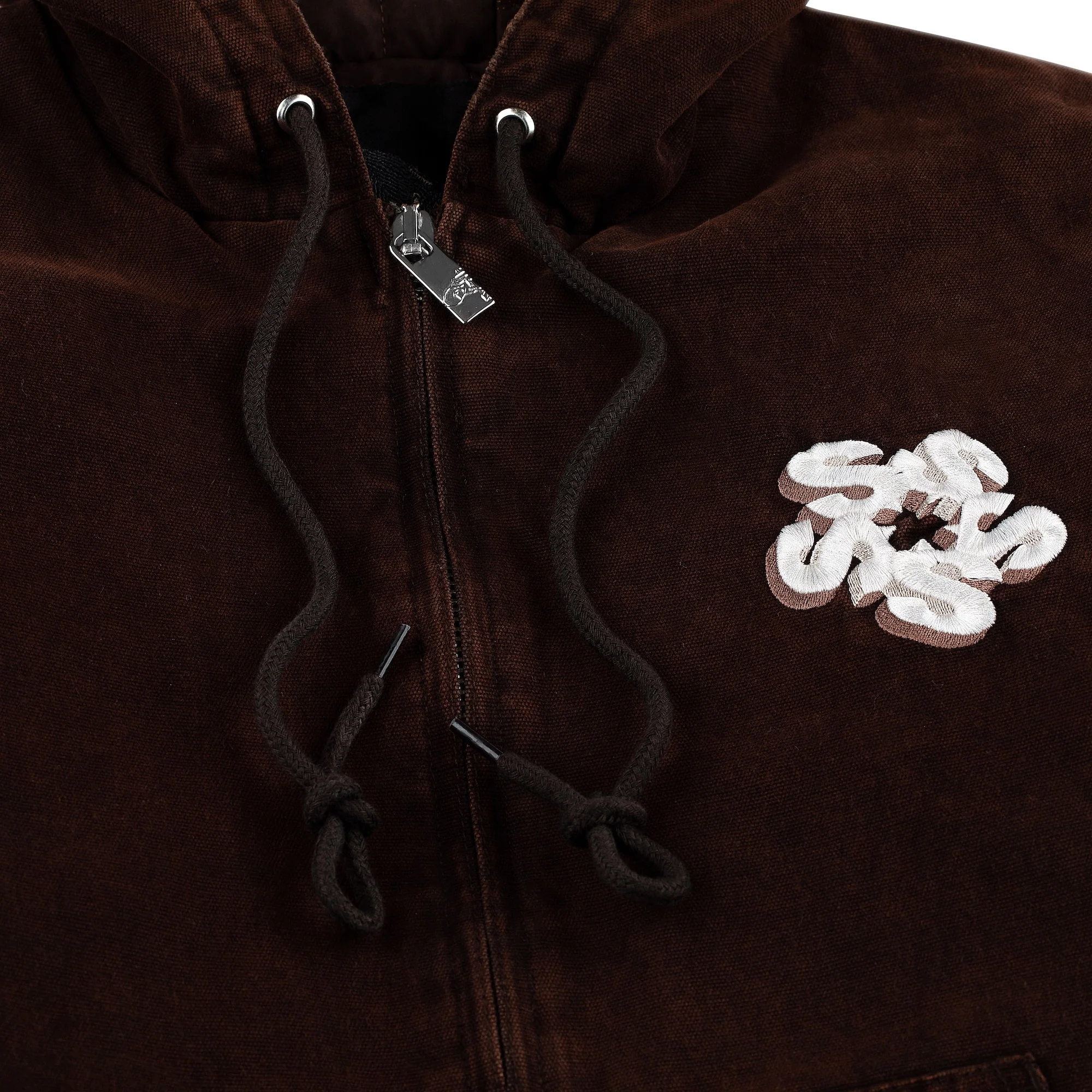 "silence" Workwear Jacket brown washed - Image 6