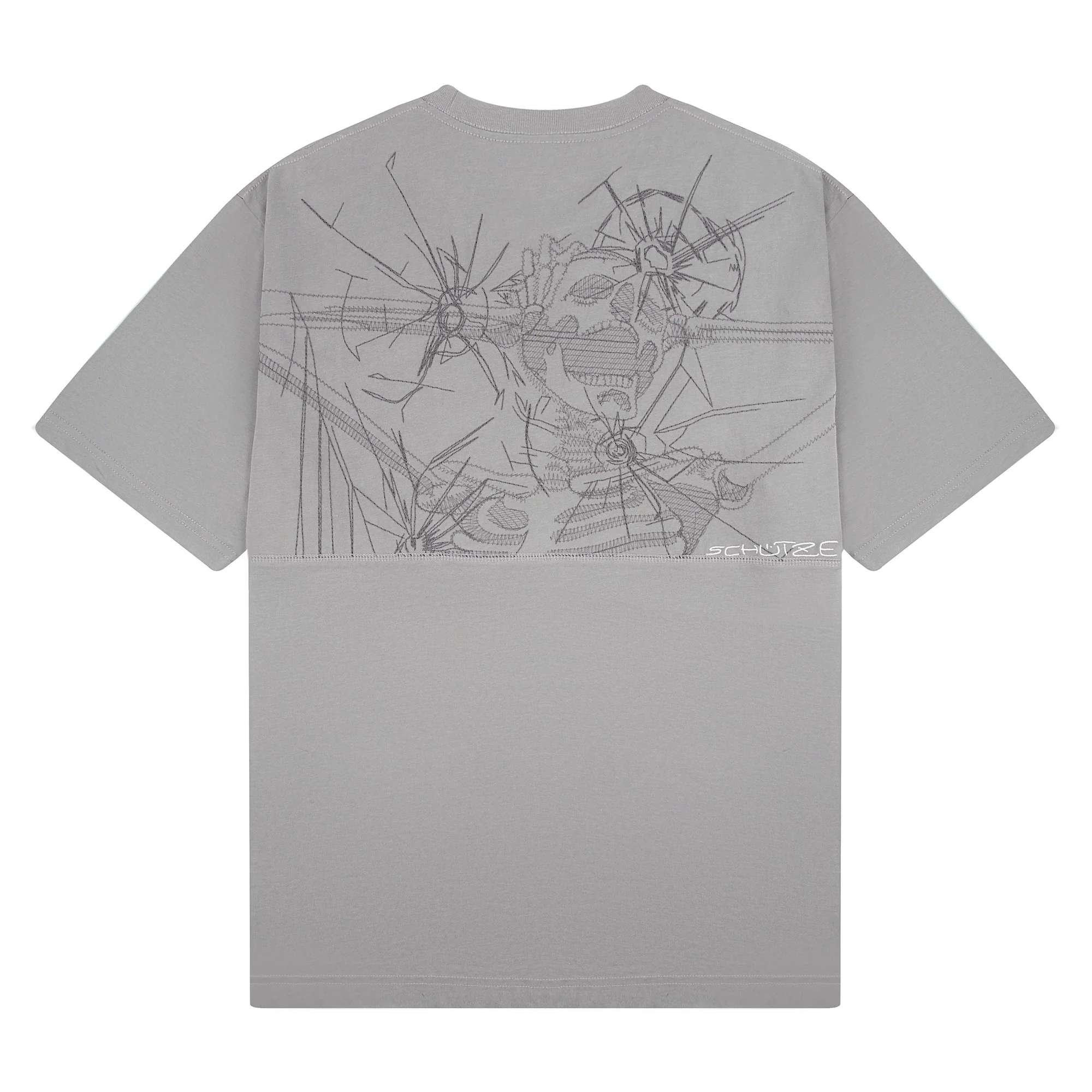 "skeleton" T-Shirt grey