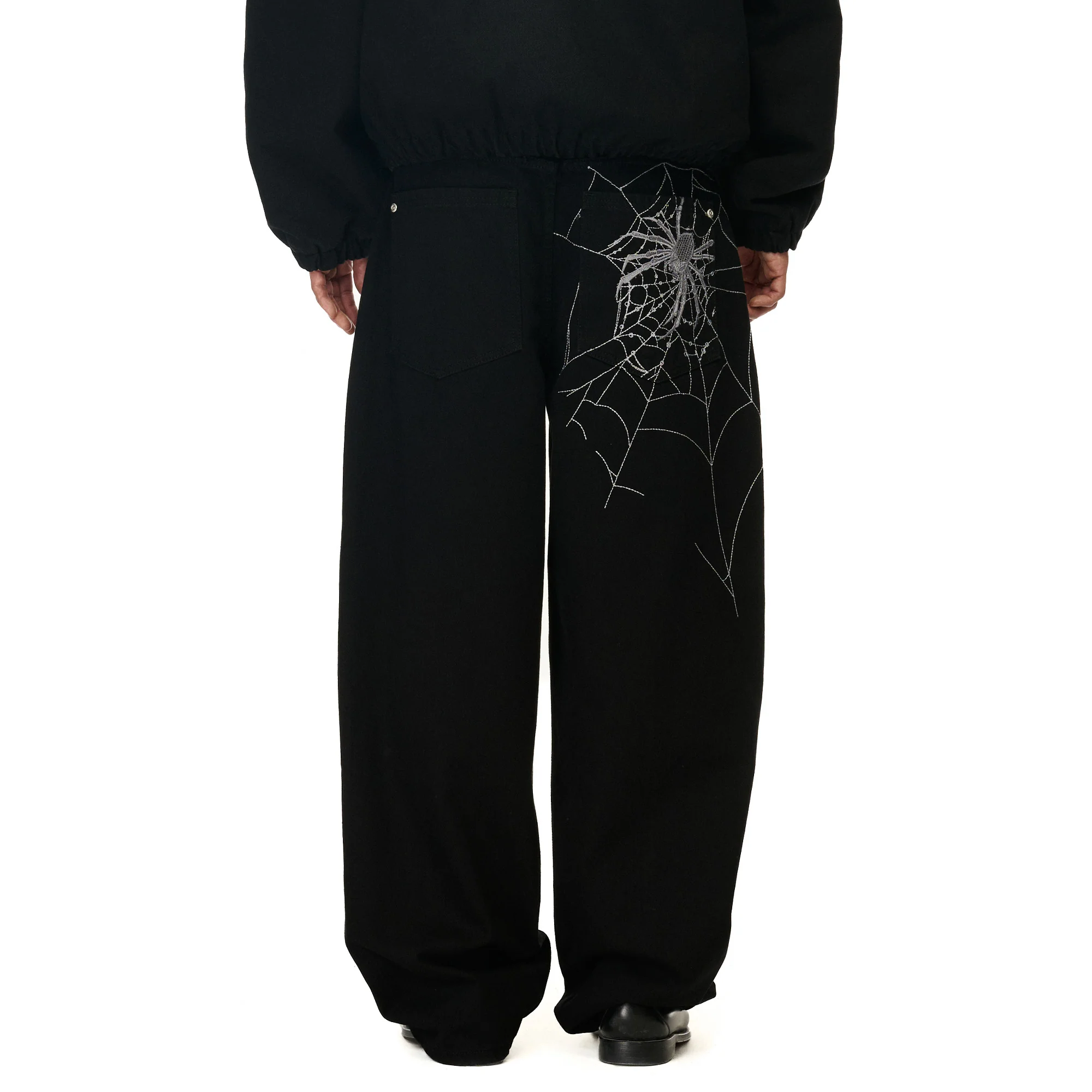 "spiderweb" raw Denim - Image 11