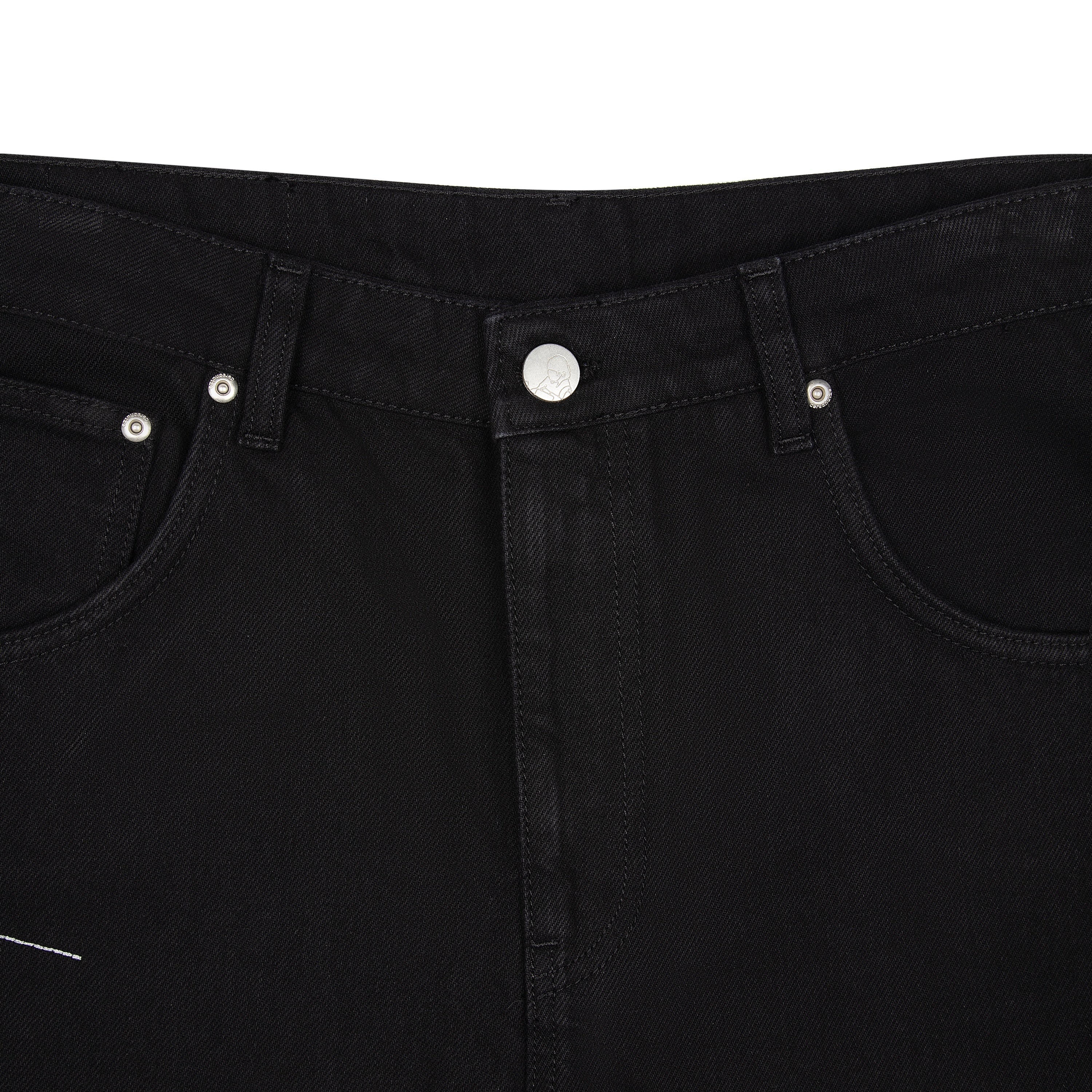 "spiderweb" raw Denim - Image 4