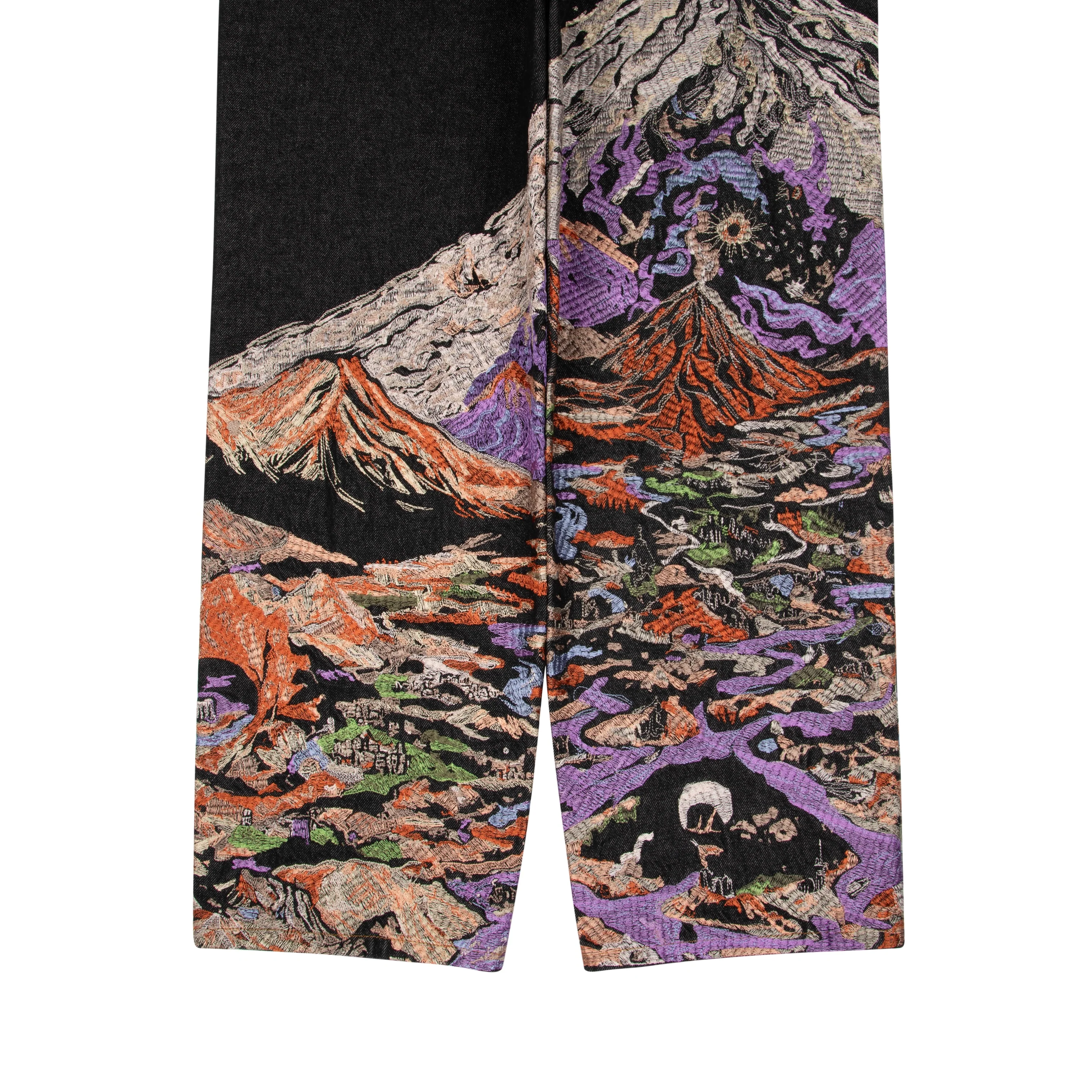 "sunset" black raw Denim - Image 10