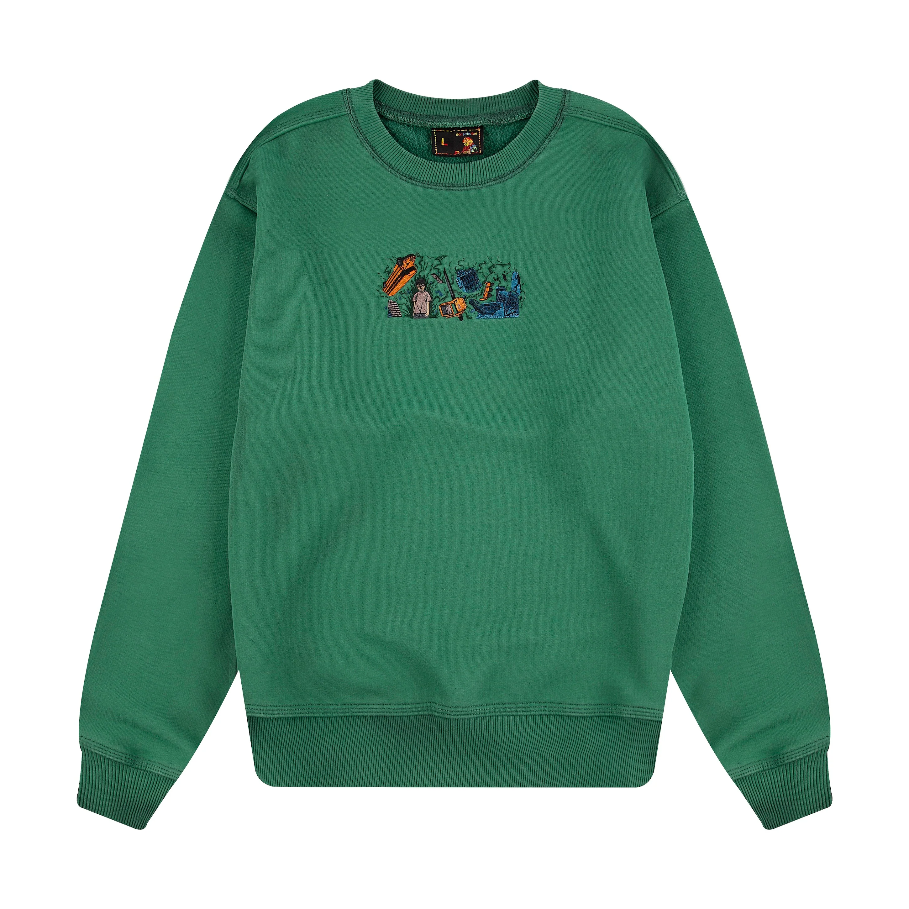 "super kid" crewneck green - Image 2