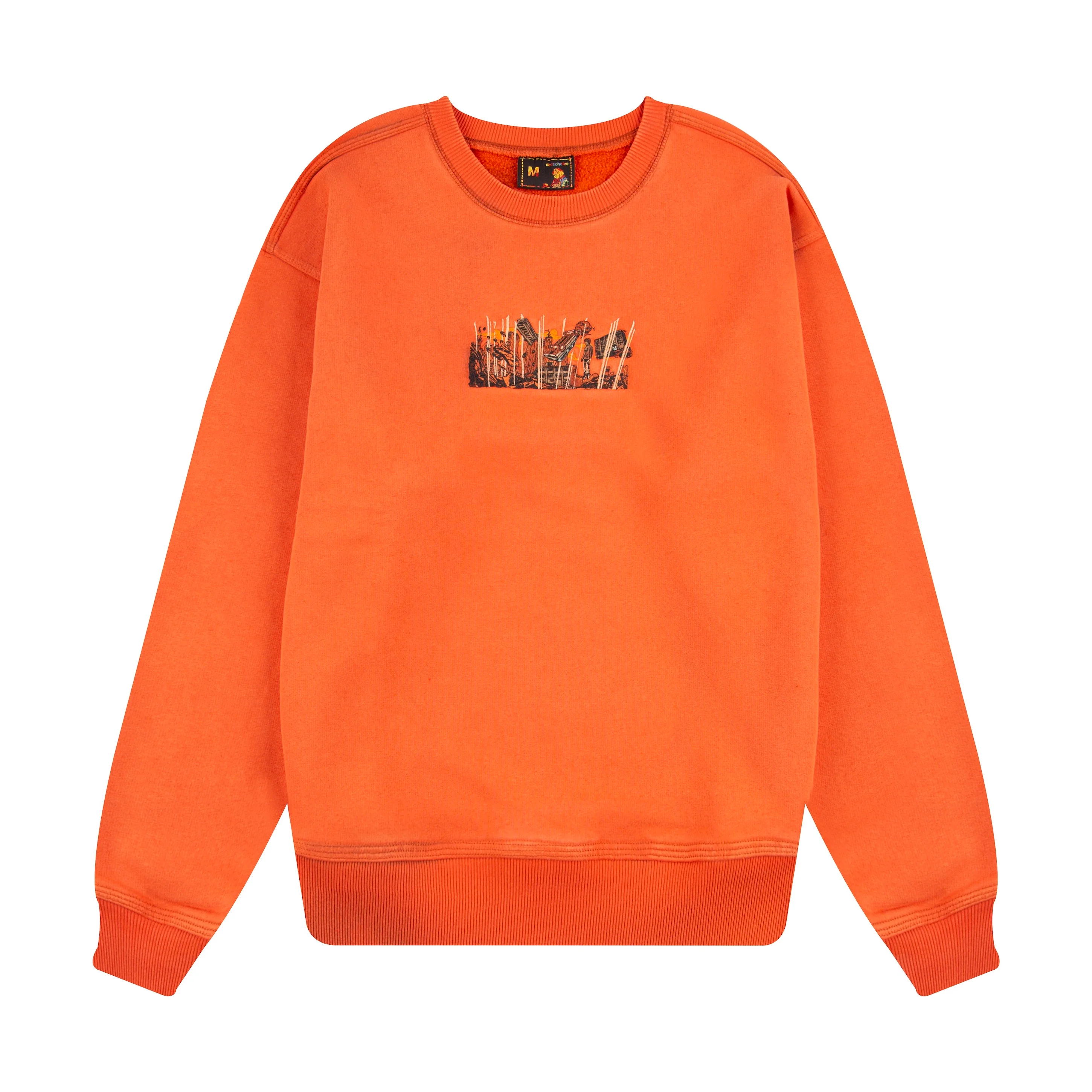 "super kid" crewneck orange - Image 3