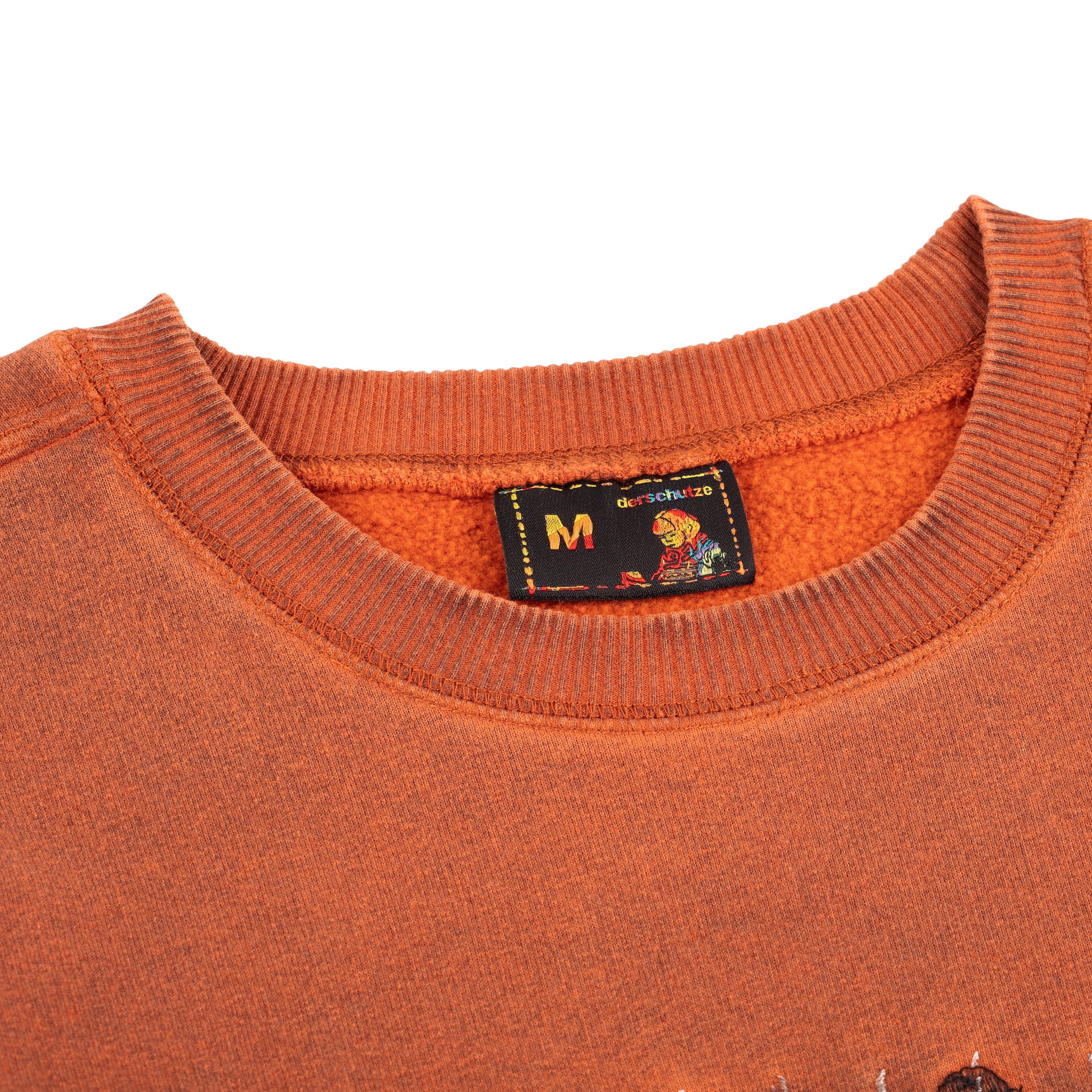 "super kid" crewneck orange - Image 8