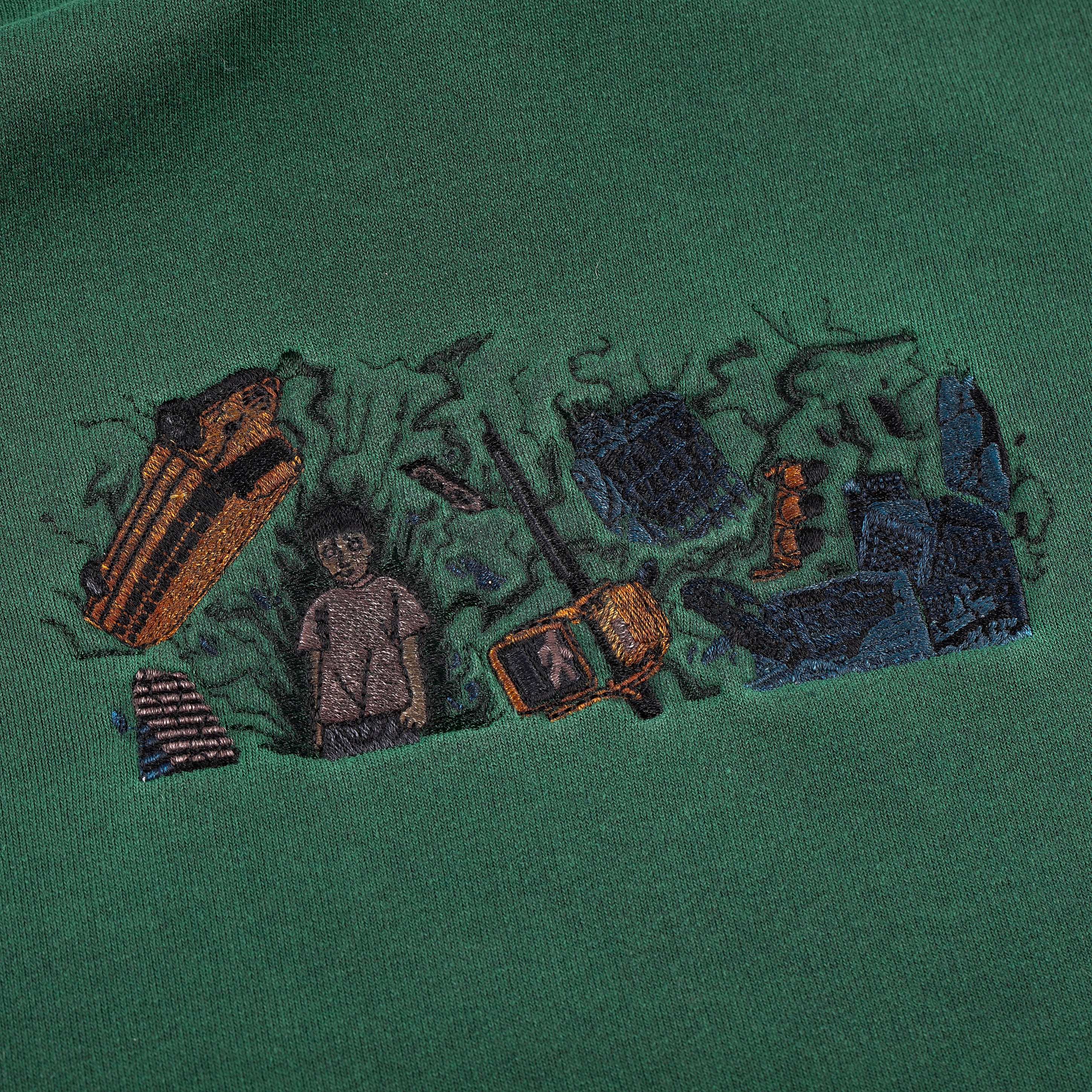"super kid" Hoodie green - Image 8