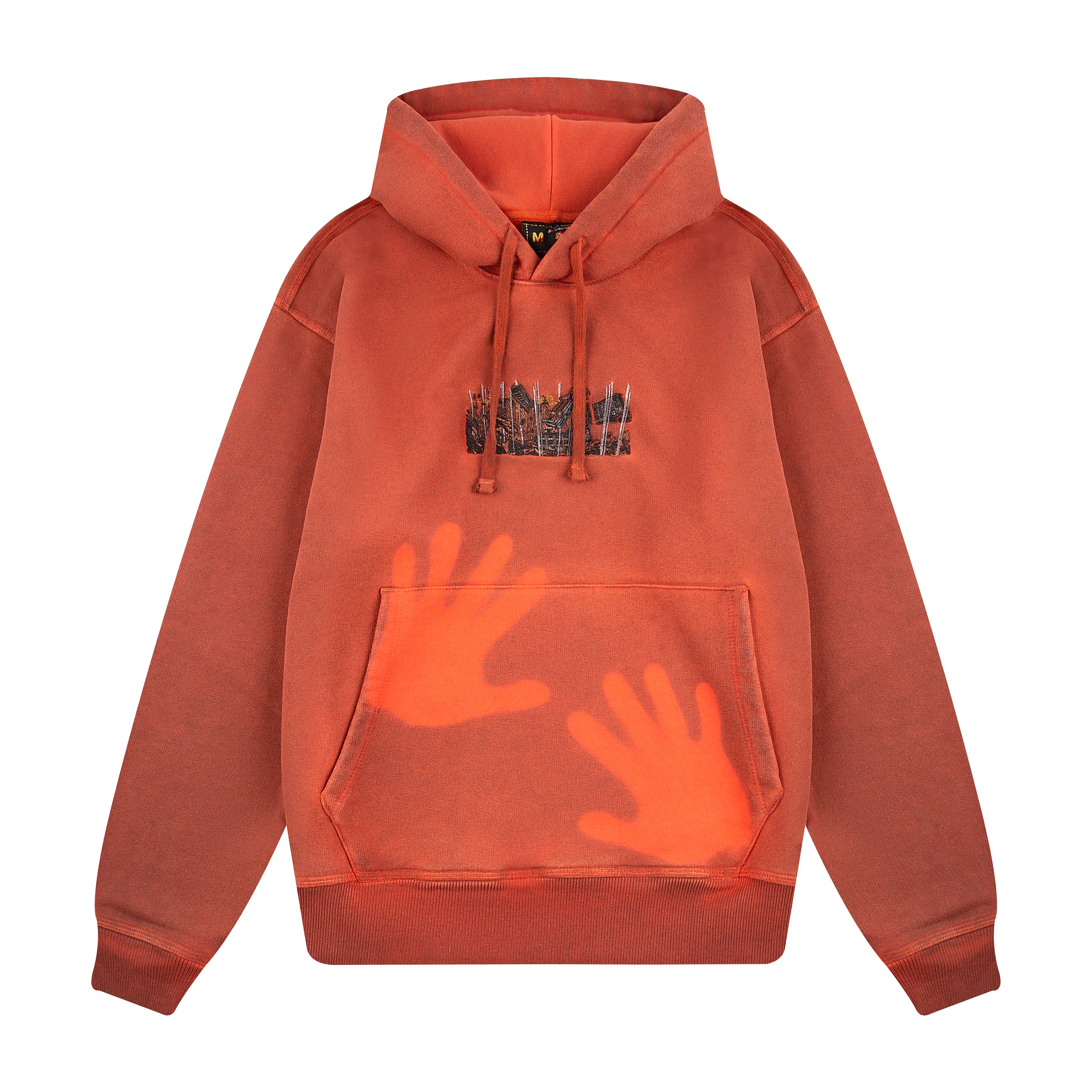 "super kid" Hoodie orange - Image 2