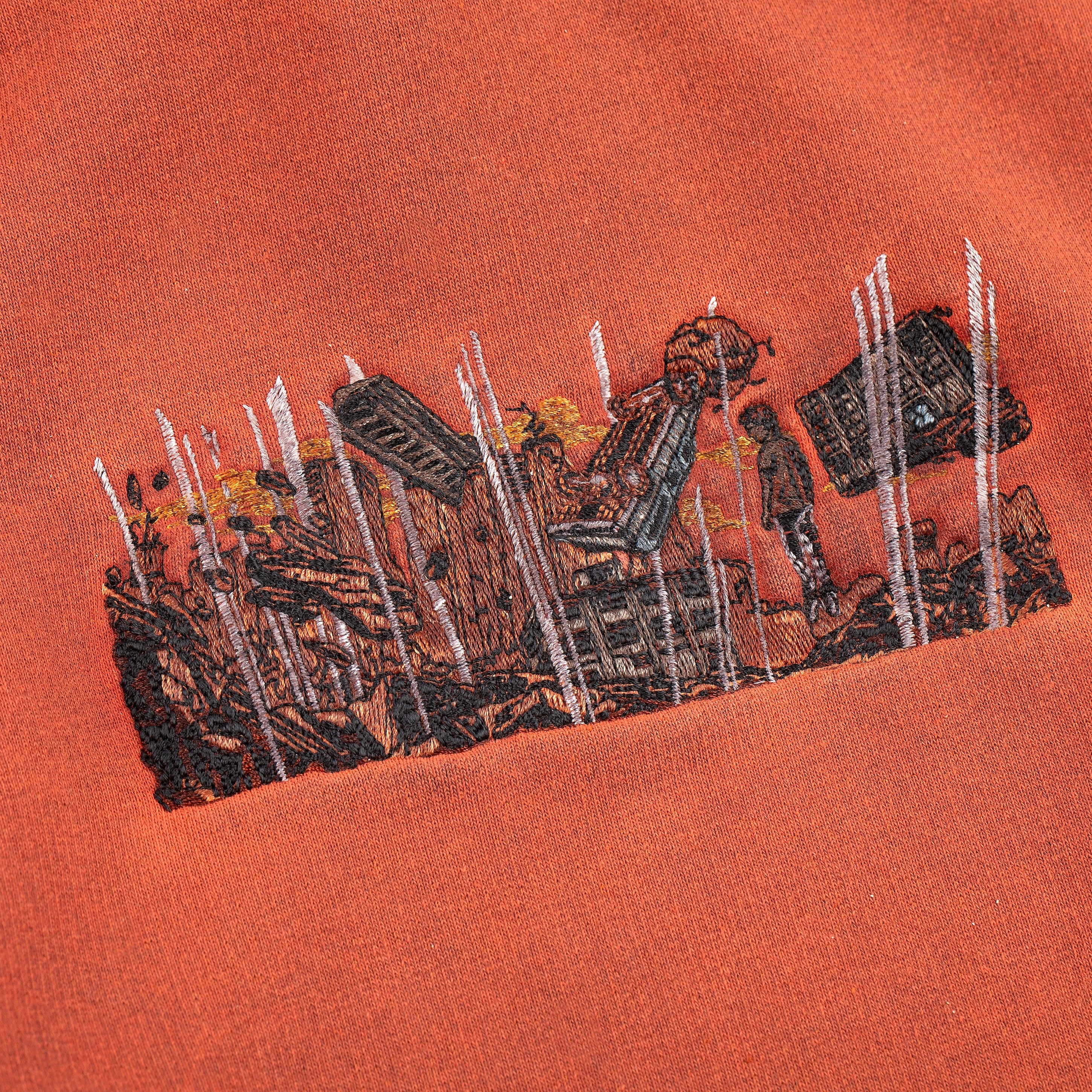 "super kid" Hoodie orange - Image 9
