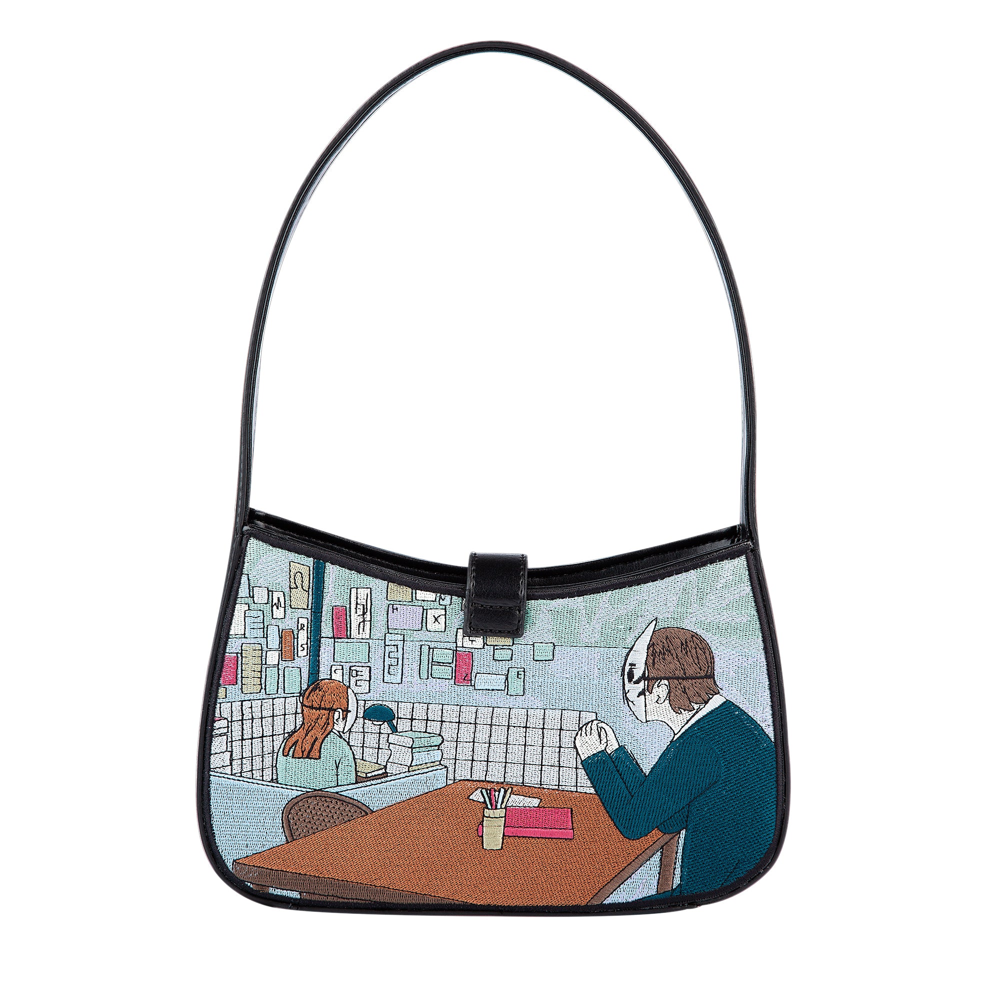 "the office" baguette Handbag - Image 3