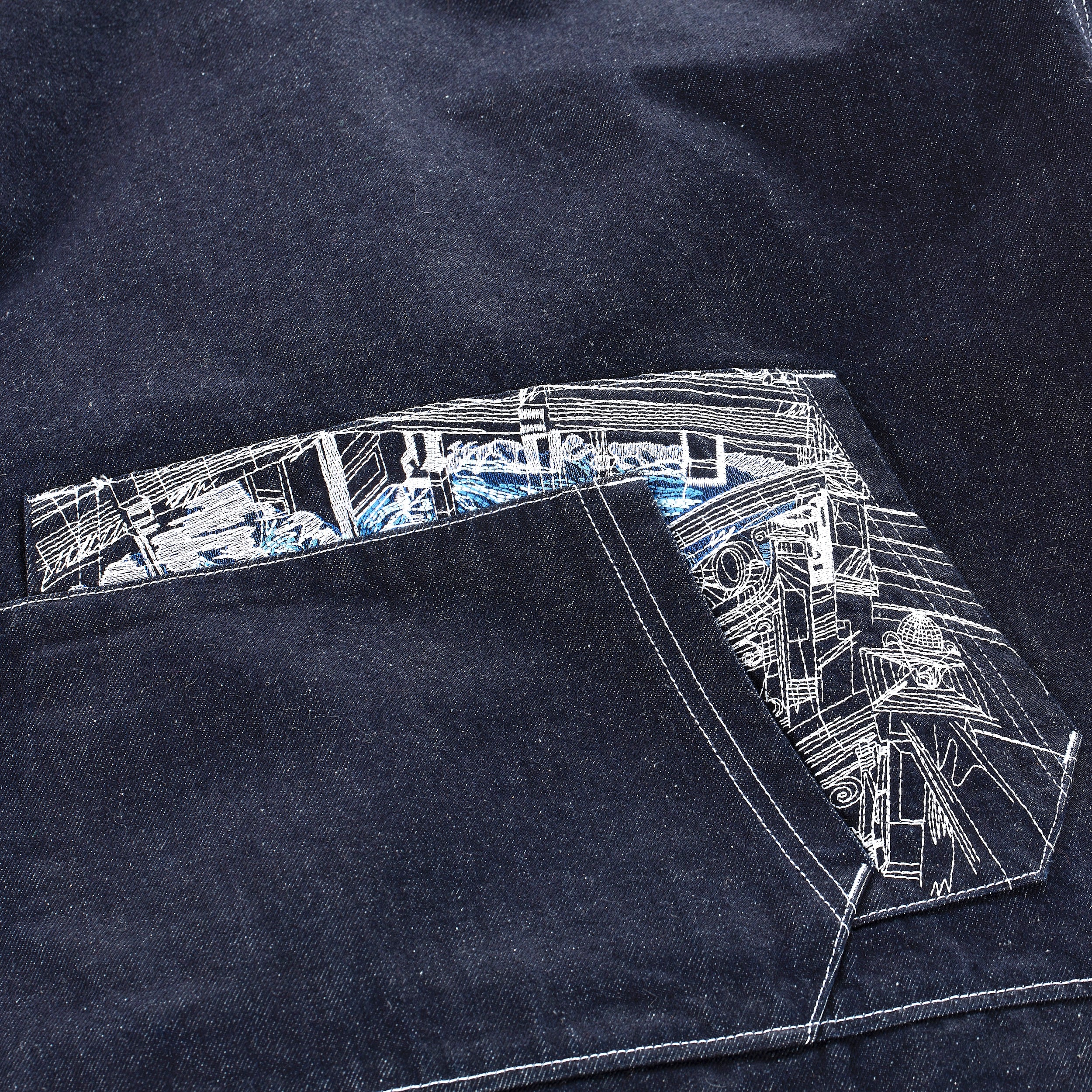 "titanic" Hoodie denim - Image 4