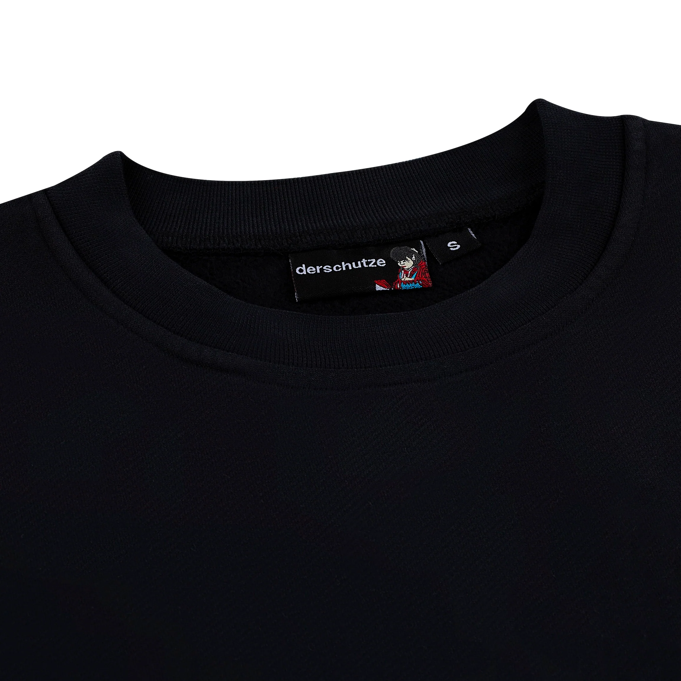 "valentines day" oversized crewneck black - Image 2