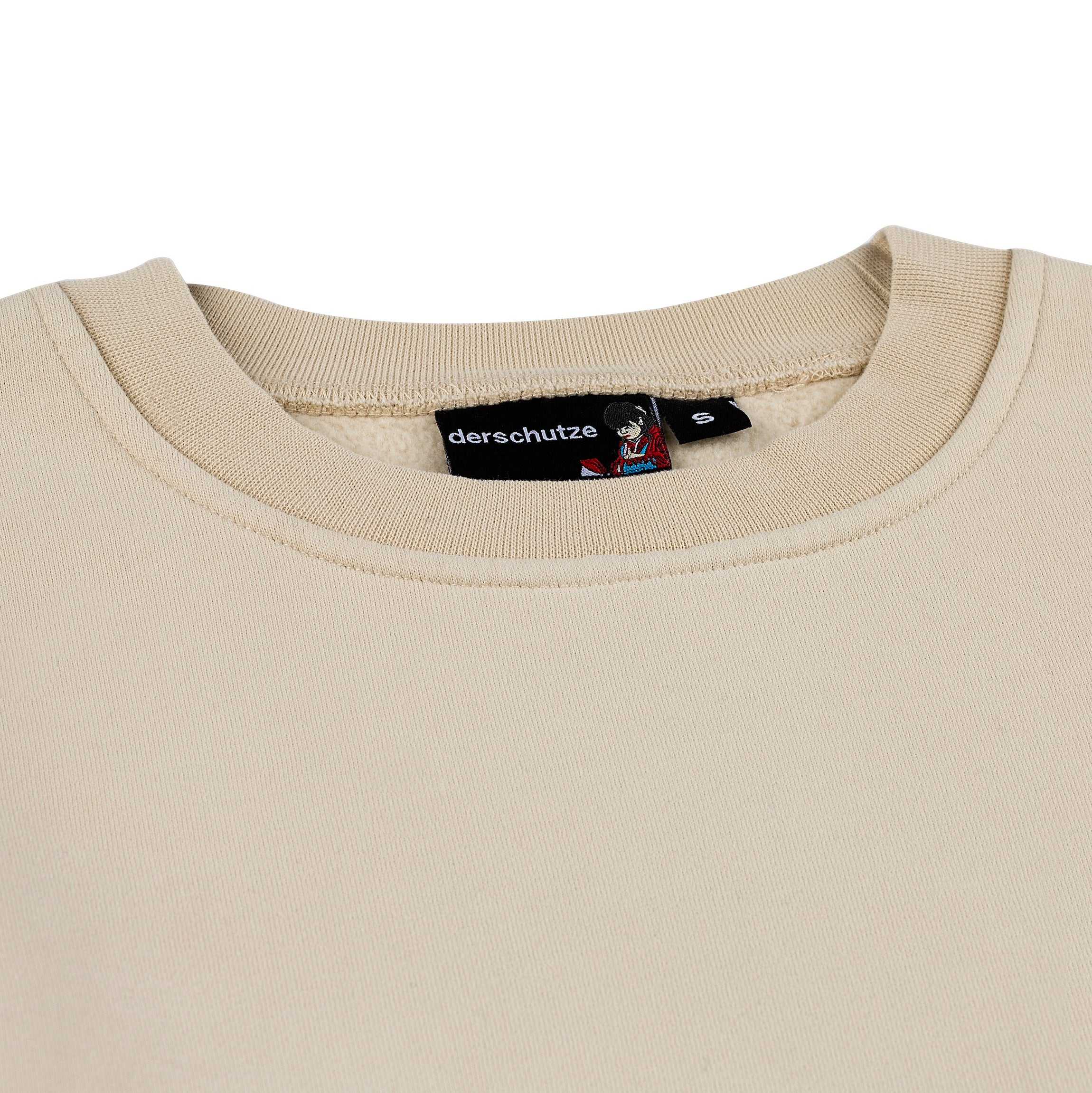"valentines day" oversized crewneck beige - Image 4
