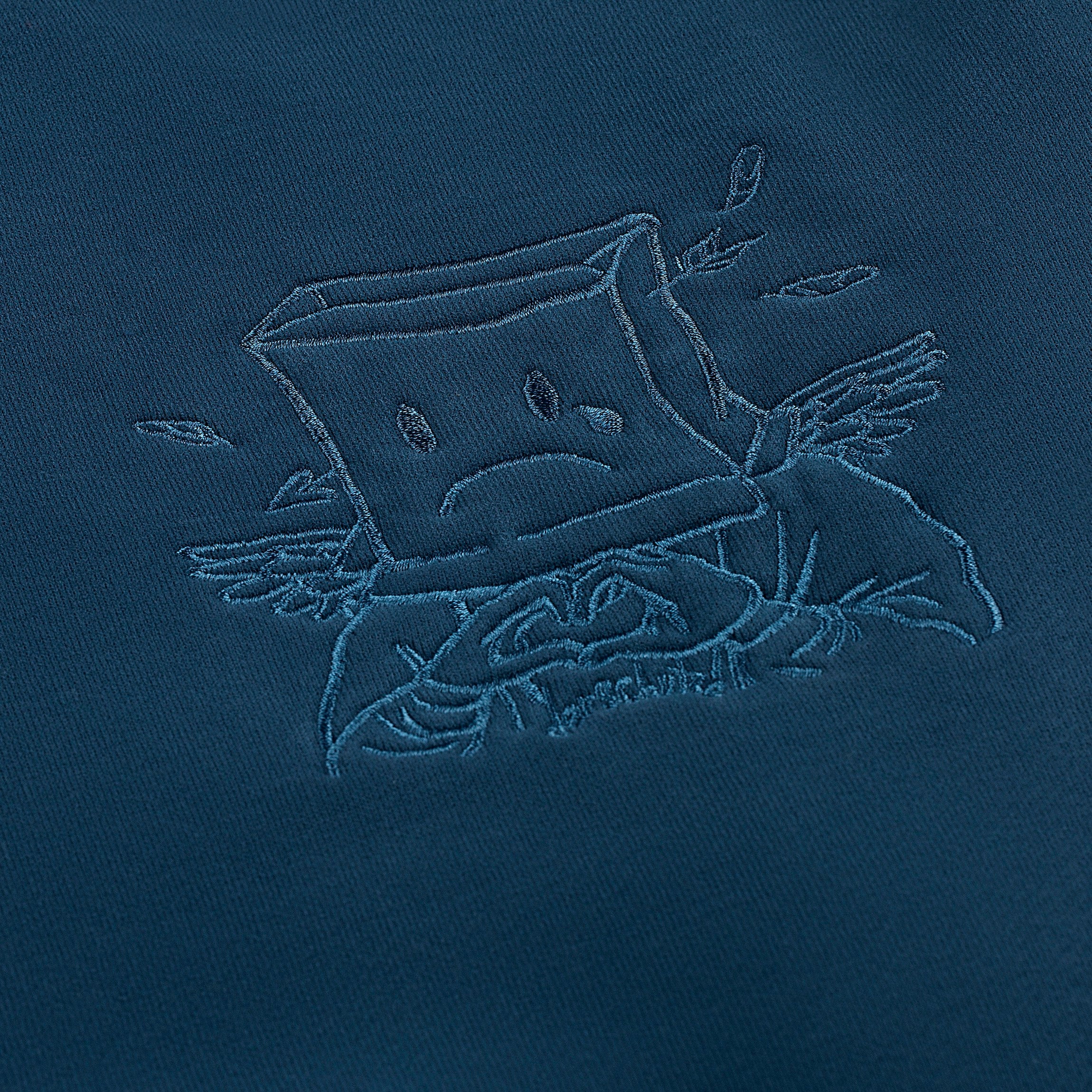 "valentines day" oversized crewneck navy - Image 3