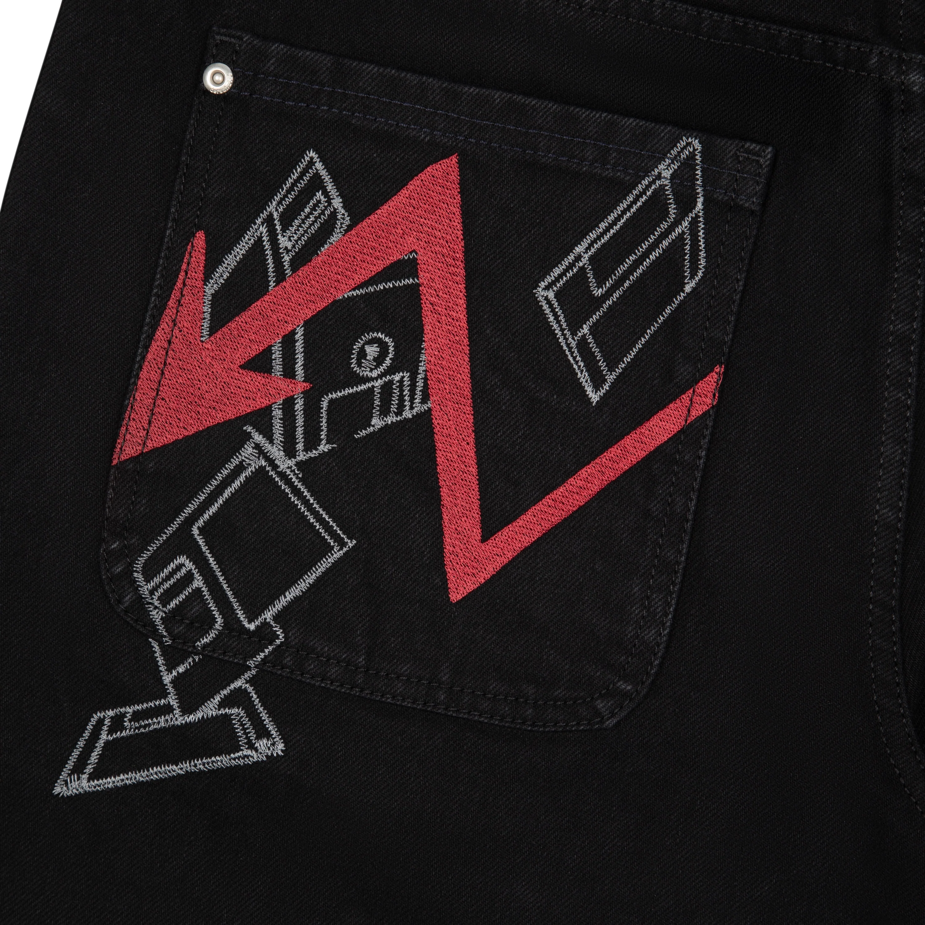 "wall street" black Denim - Image 5