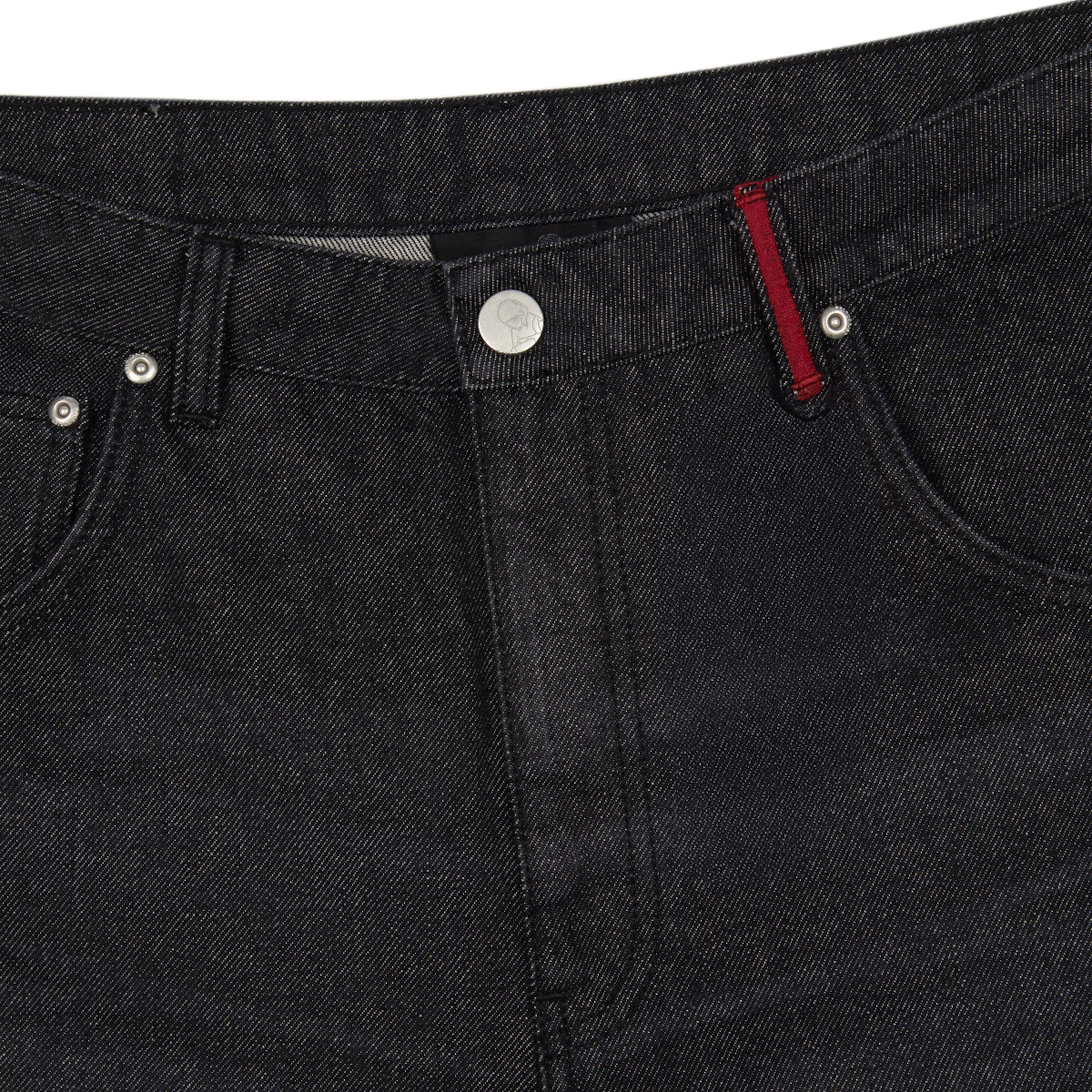 "wall street" black raw Denim - Image 3