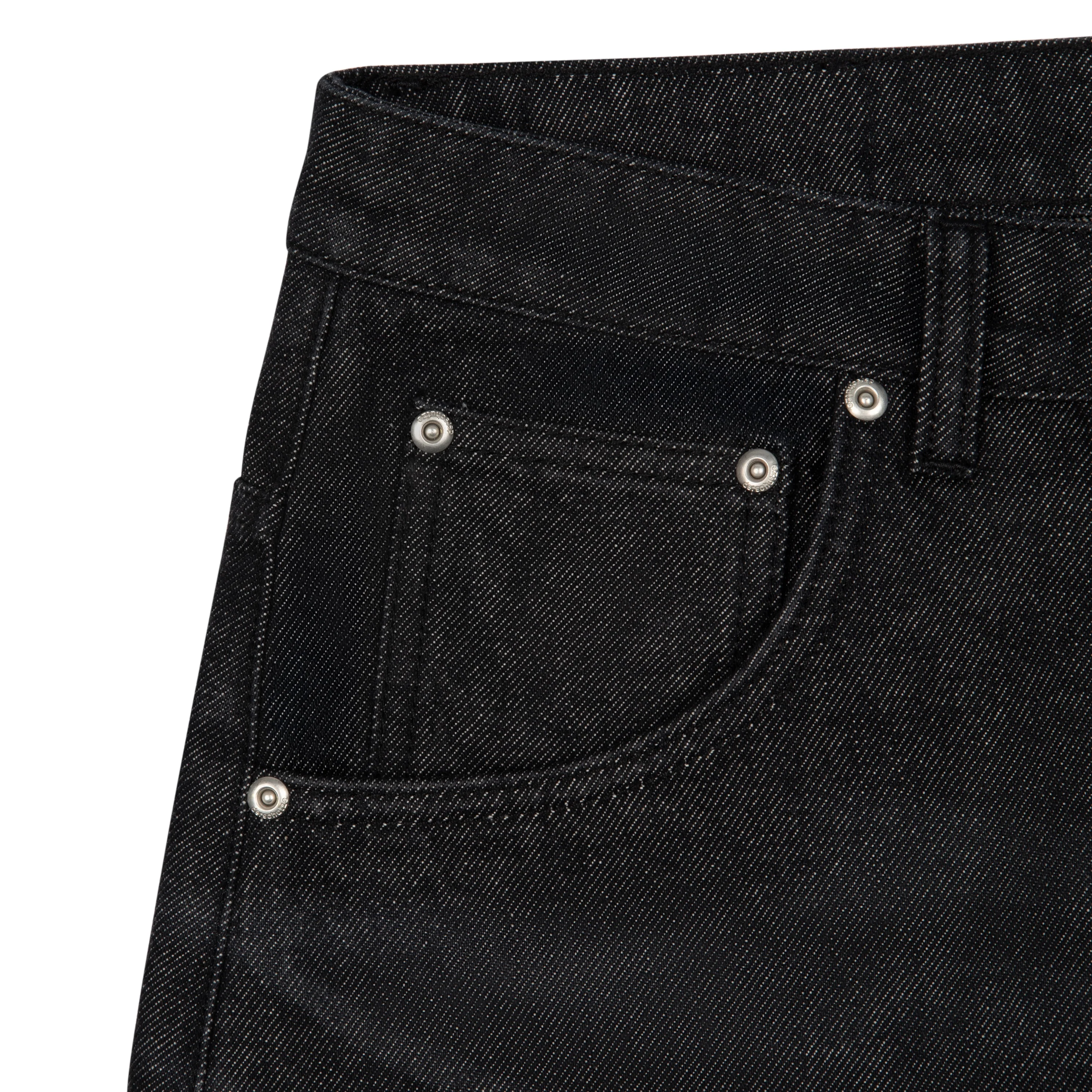 "wall street" black raw Denim - Image 4