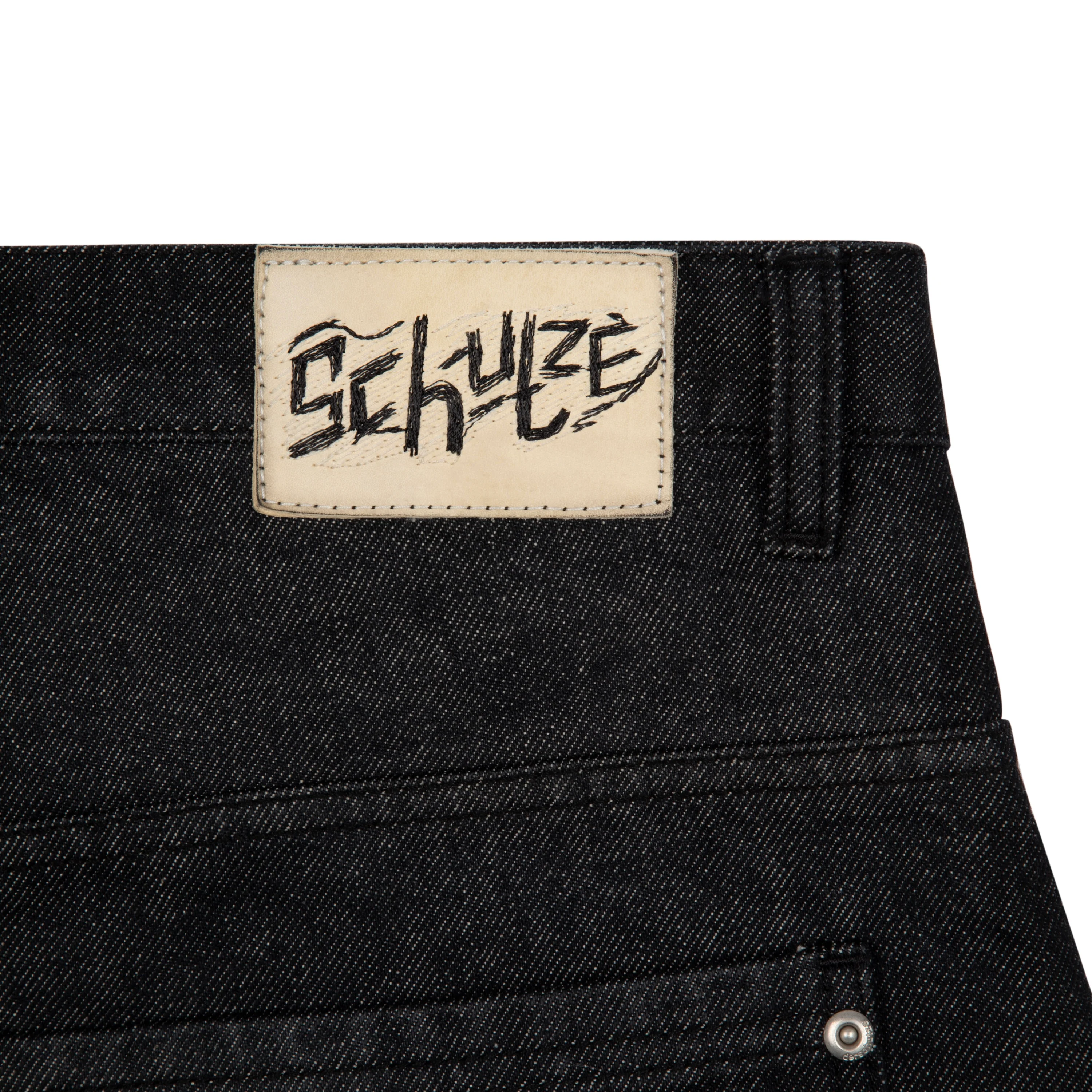 "wall street" black raw Denim - Image 7