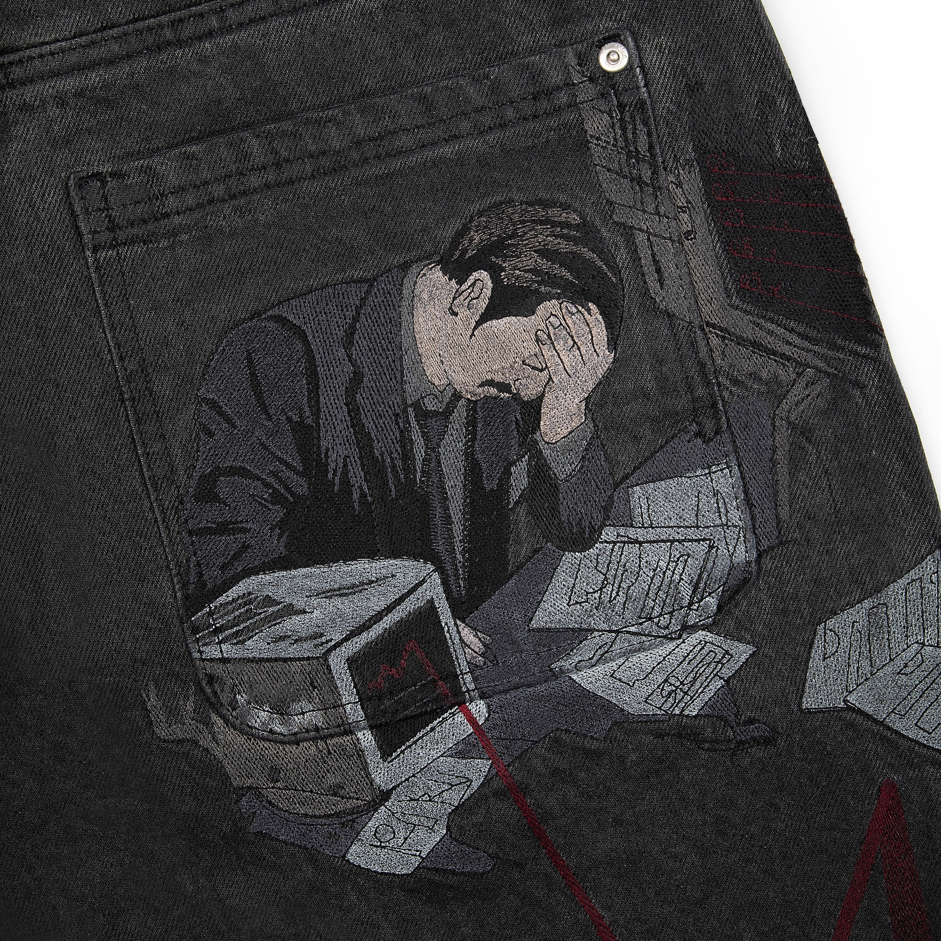 "wall street" Denim waxed - Image 5