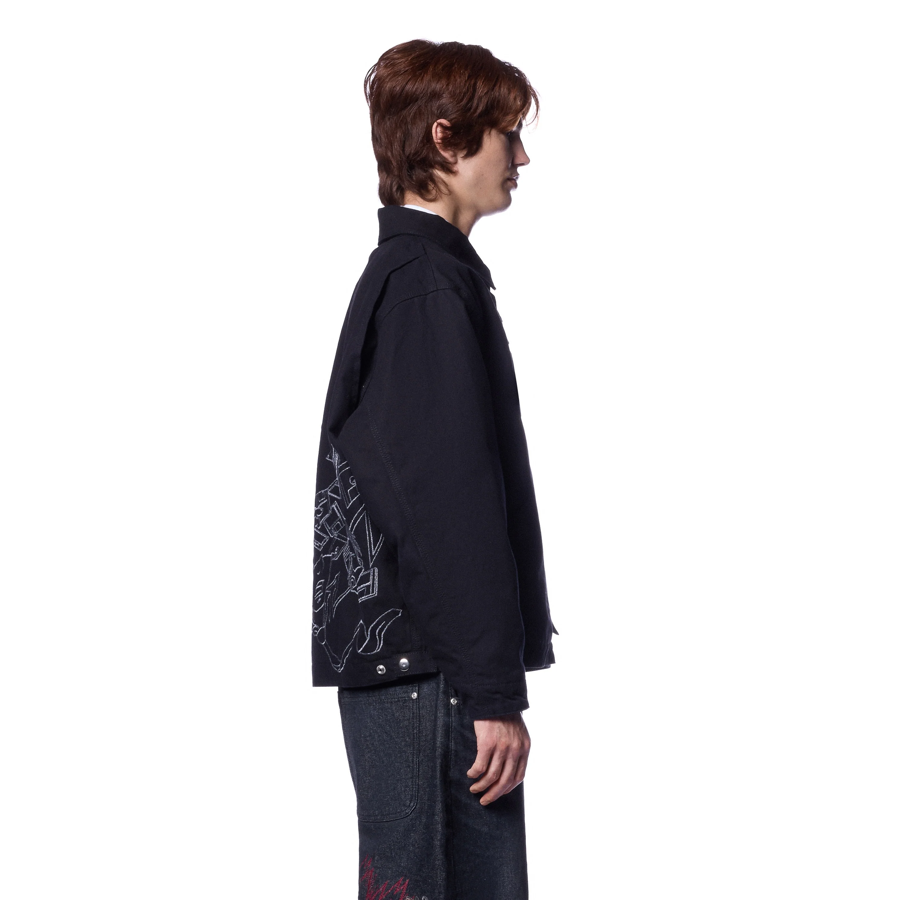 "wall street" denim Jacket - Image 12
