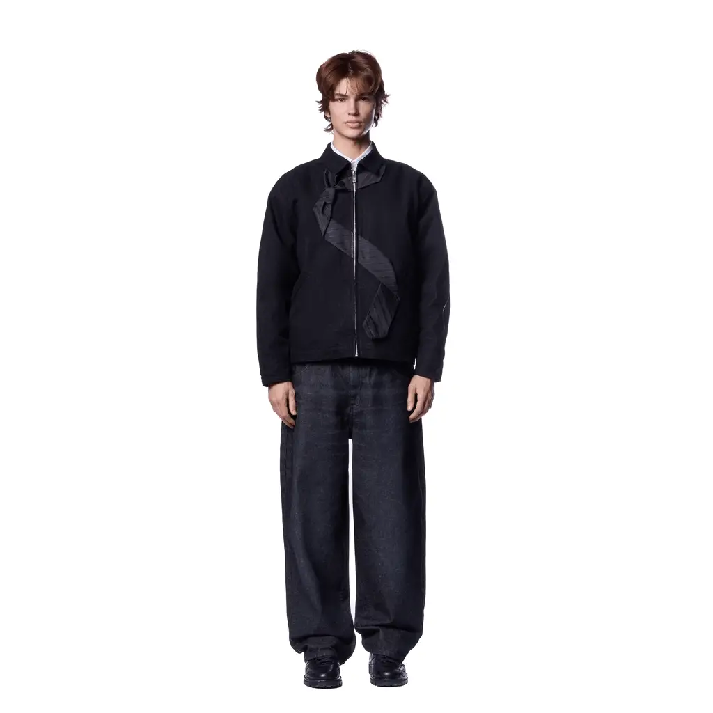 "wall street" black raw Denim - Image 12