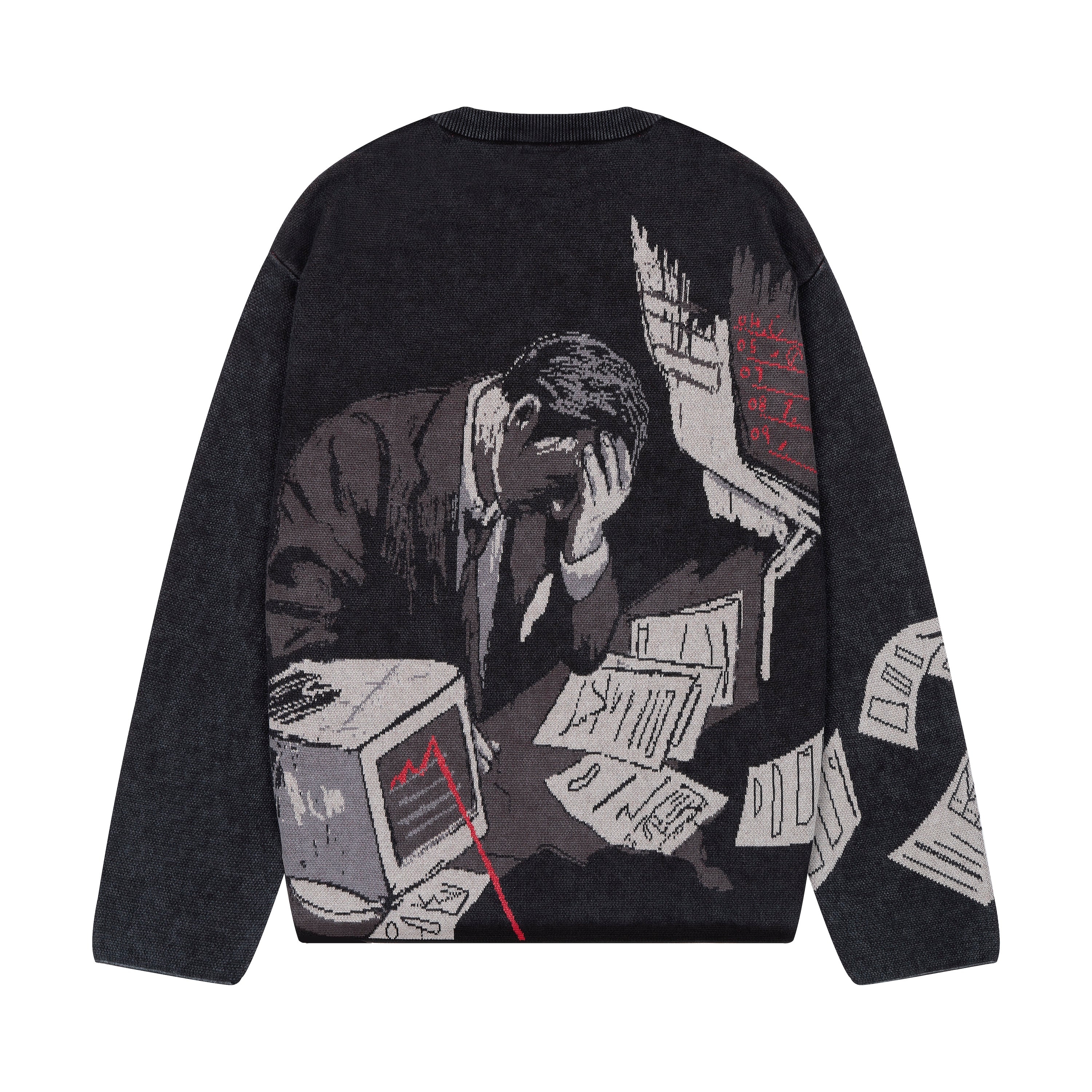 "wall street" Knit black