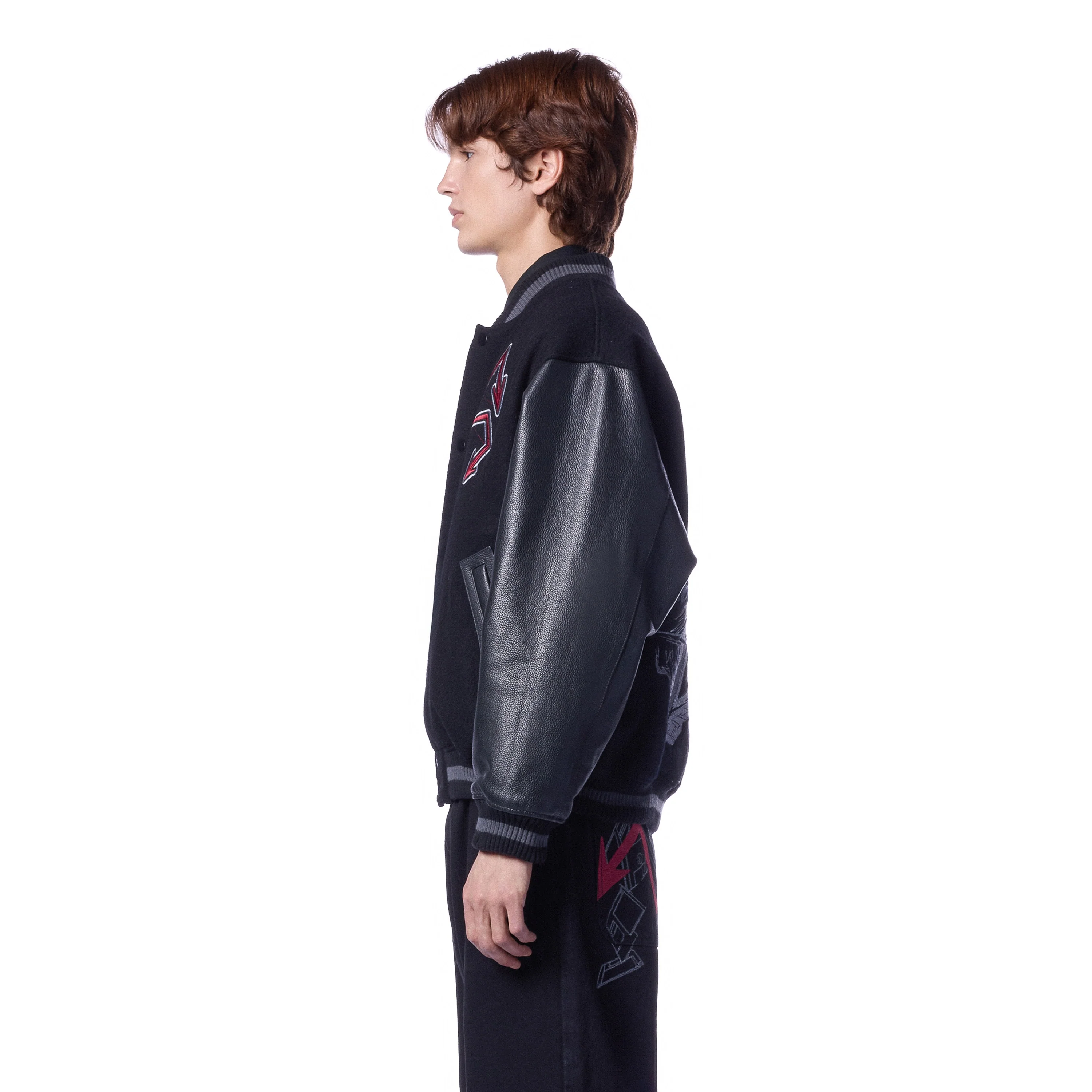 "wall street" varsity Jacket - Image 10