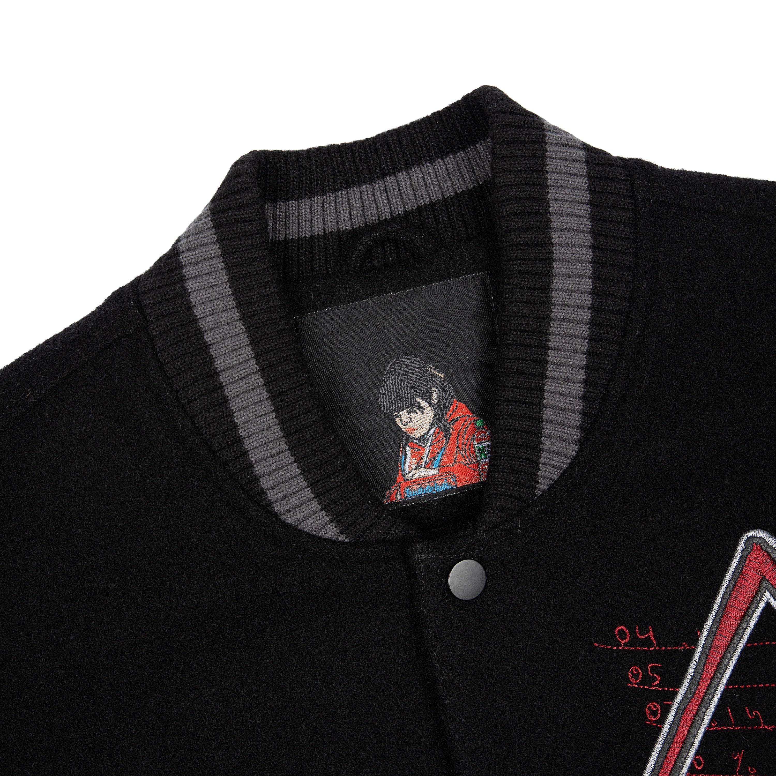 "wall street" varsity Jacket - Image 3