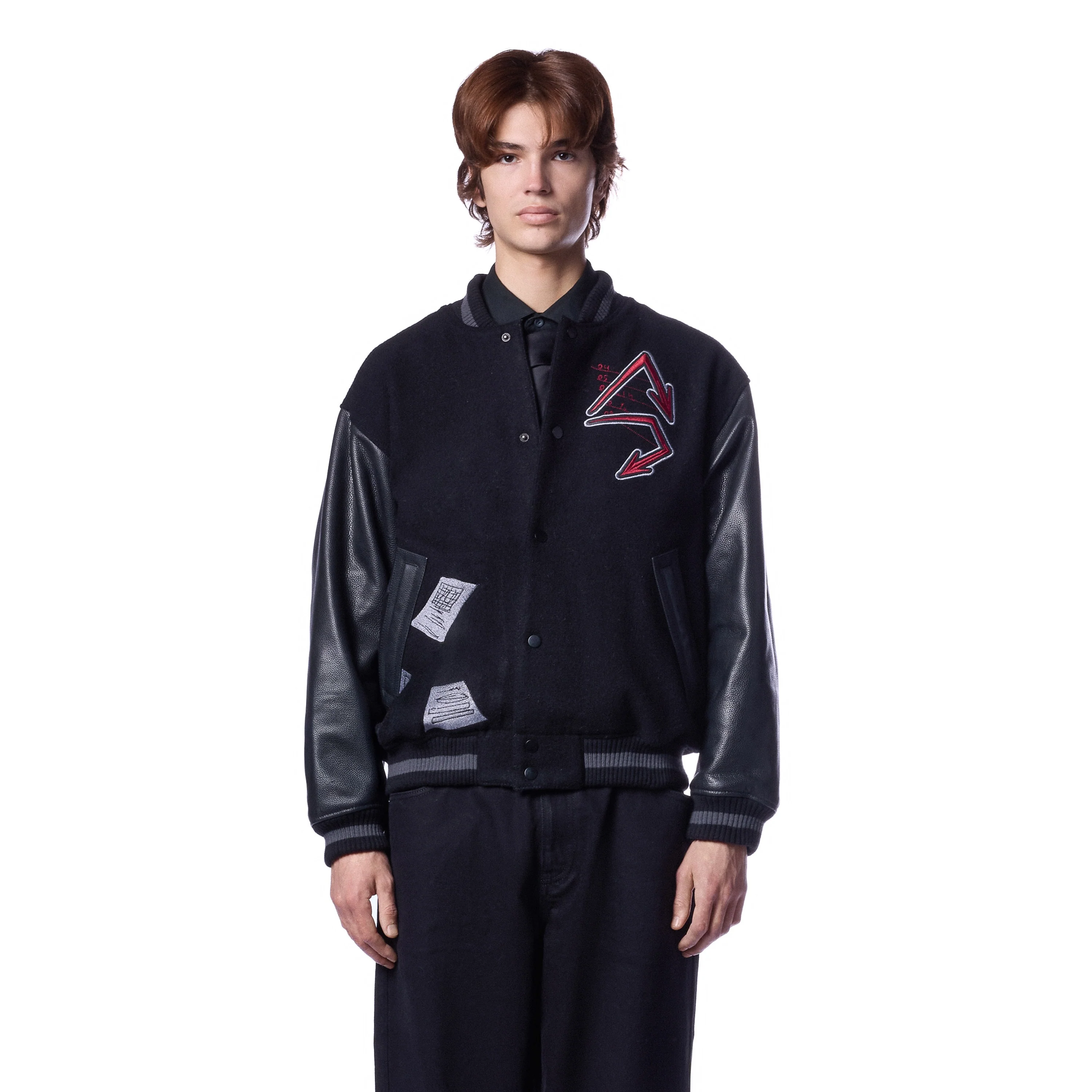 "wall street" varsity Jacket - Image 9