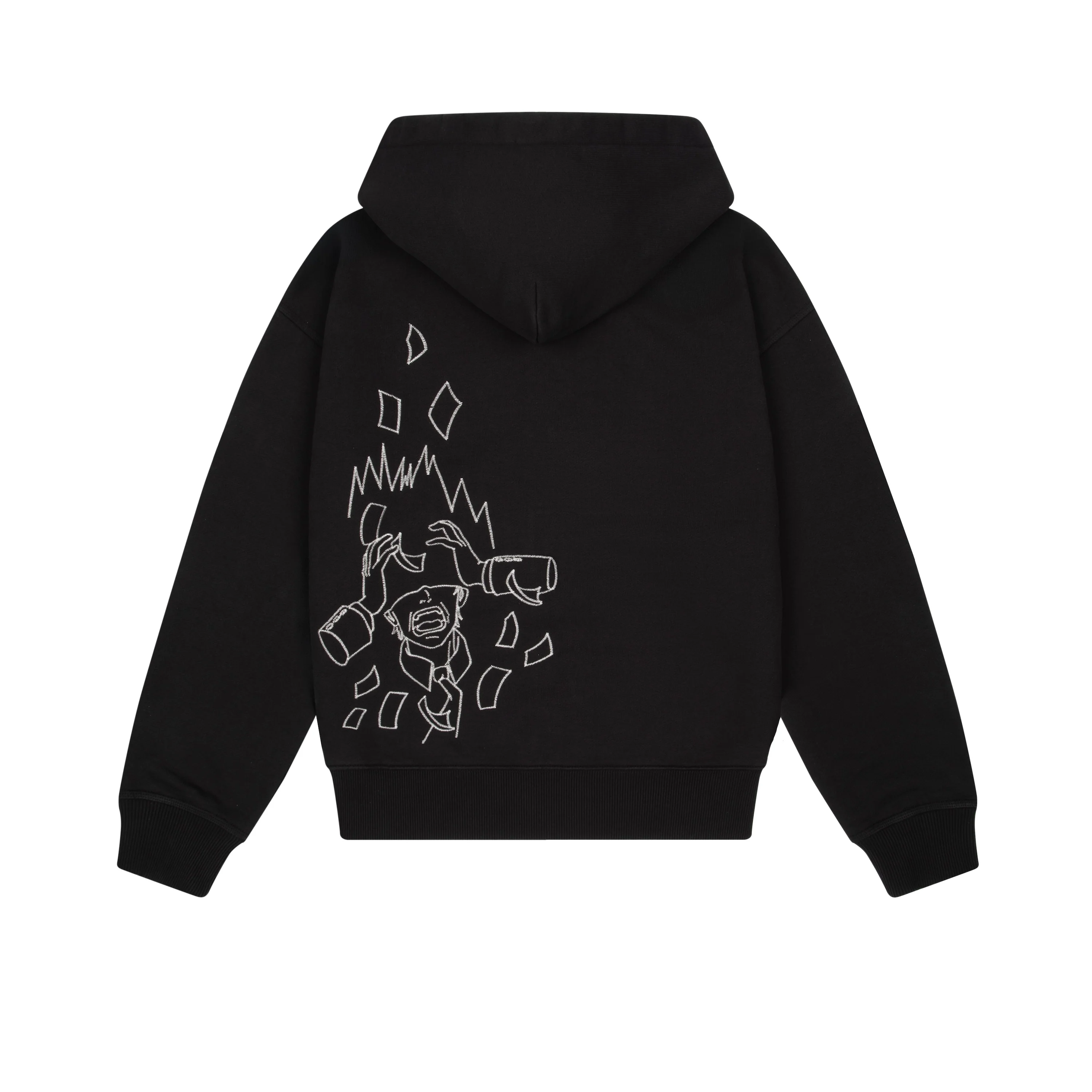 "wall street" Zip Up - Image 2