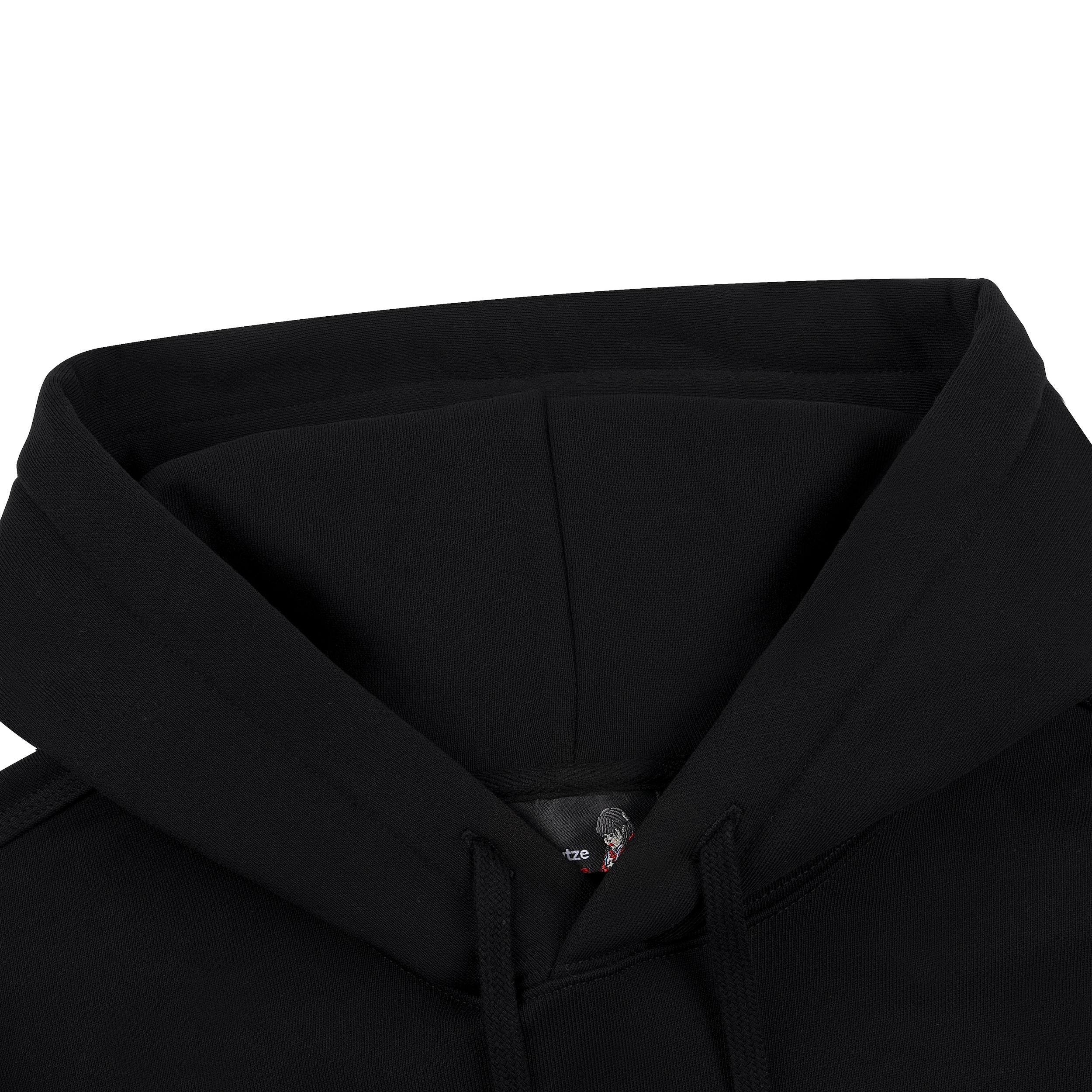 "western" Hoodie black - Image 4