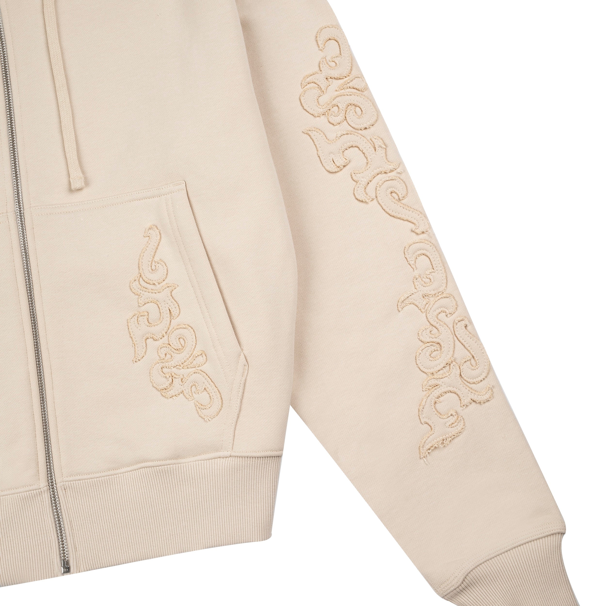 "western" Zip Up beige - Image 4