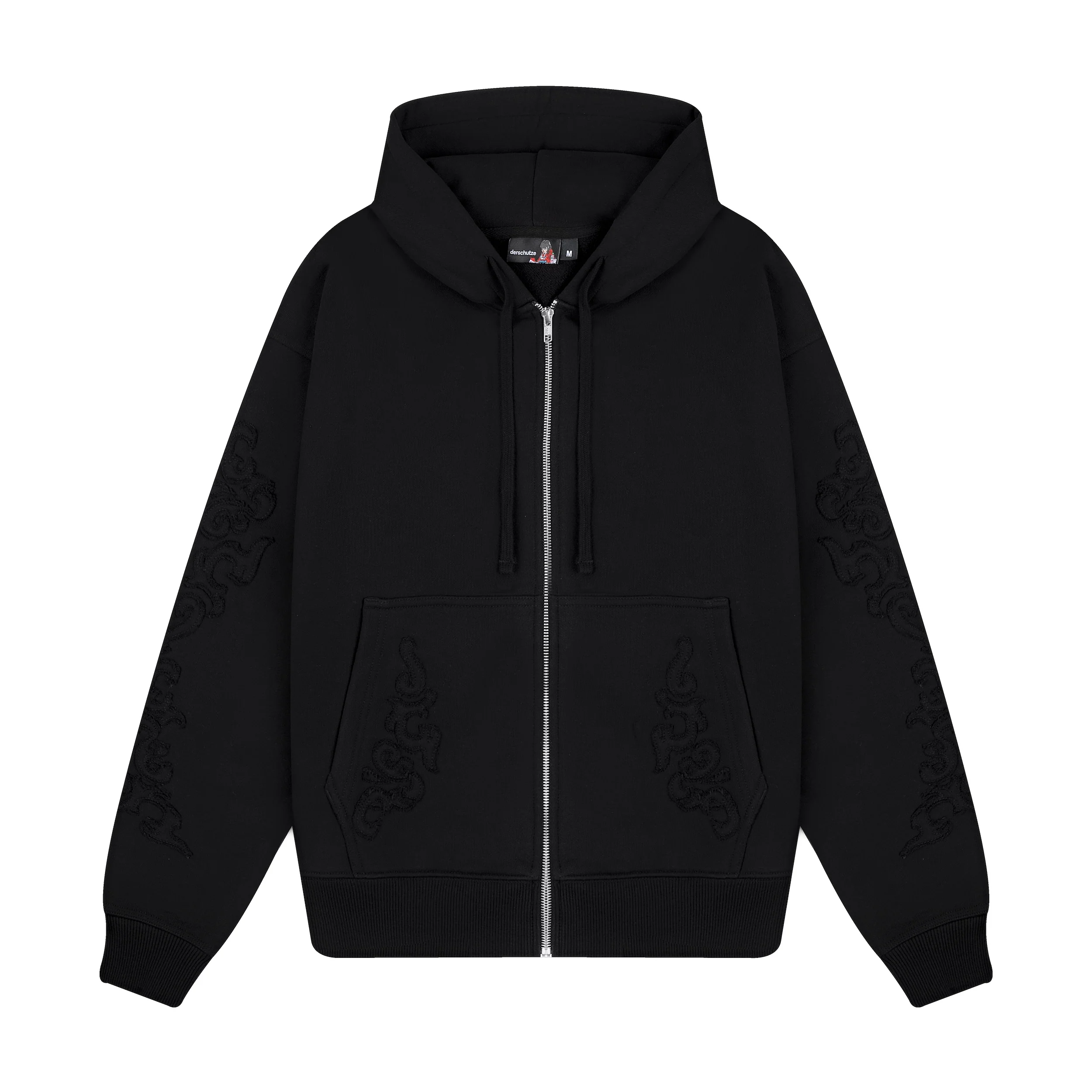 "western" Zip Up black
