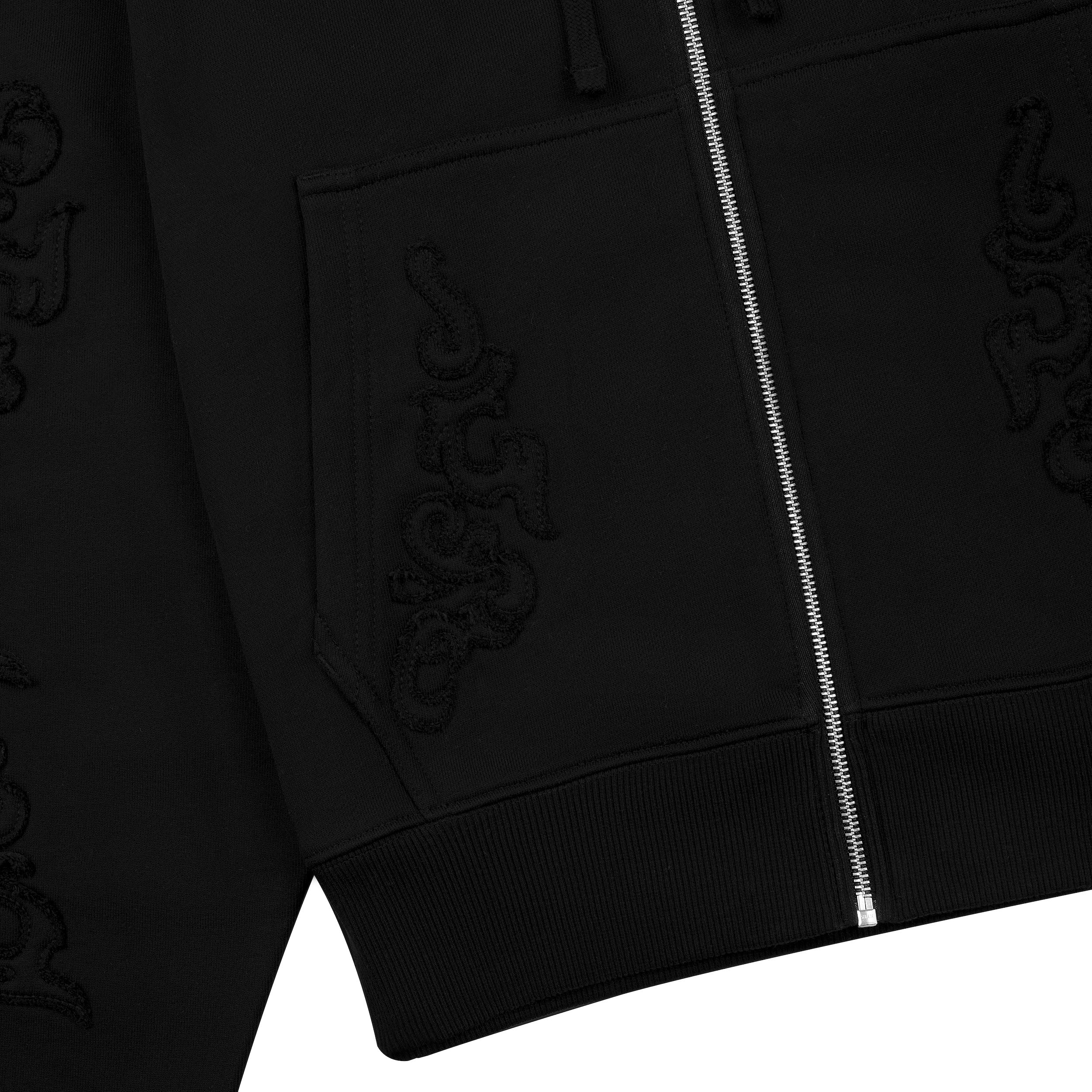 "western" Zip Up black - Image 4