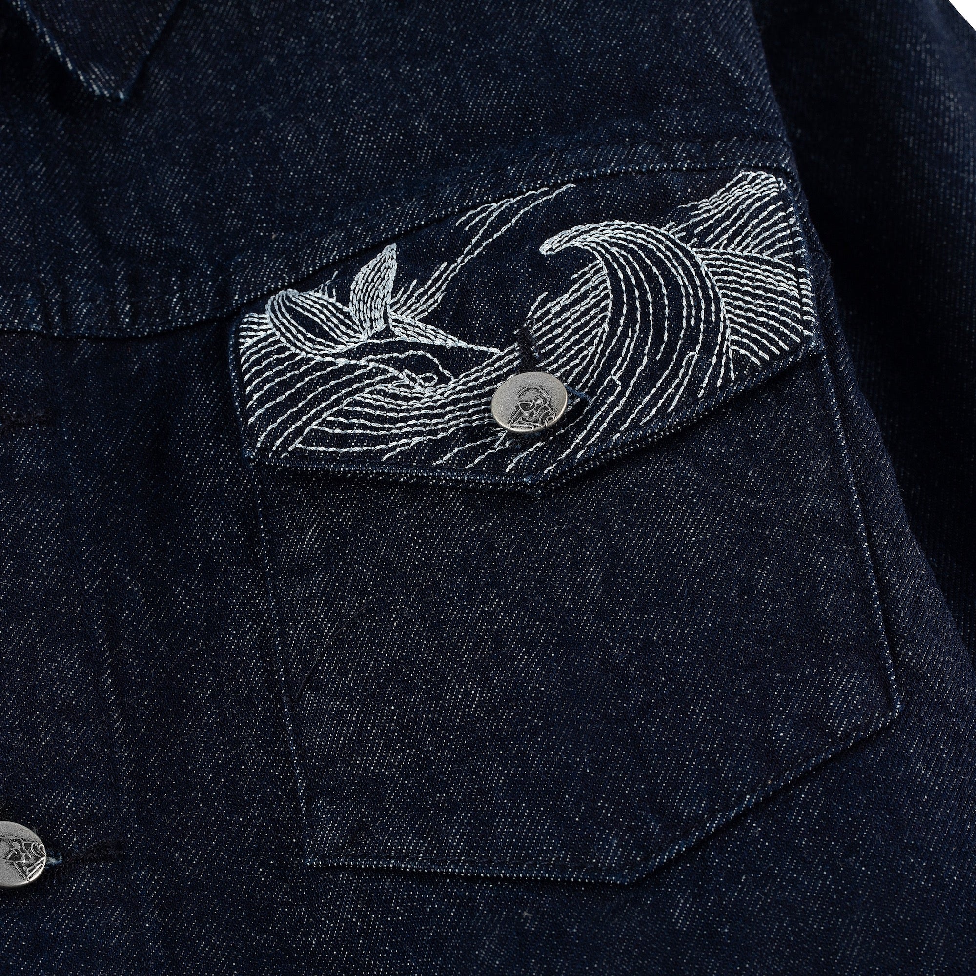 "whales" denim jacket - Image 4