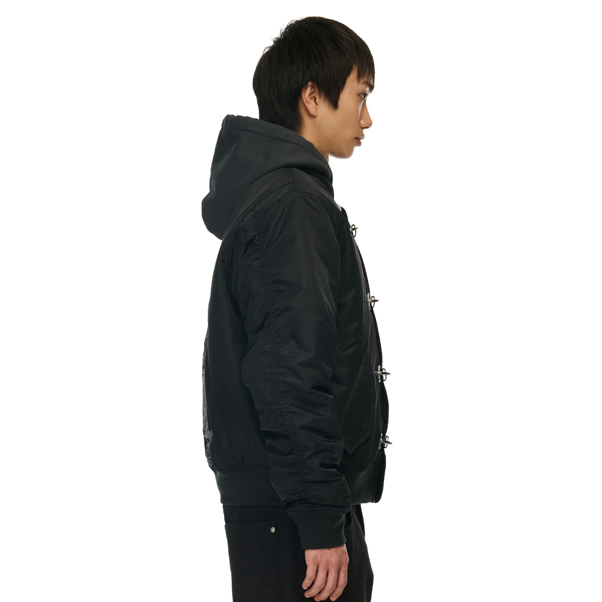 "yakuza" bomber Jacket black - Image 11