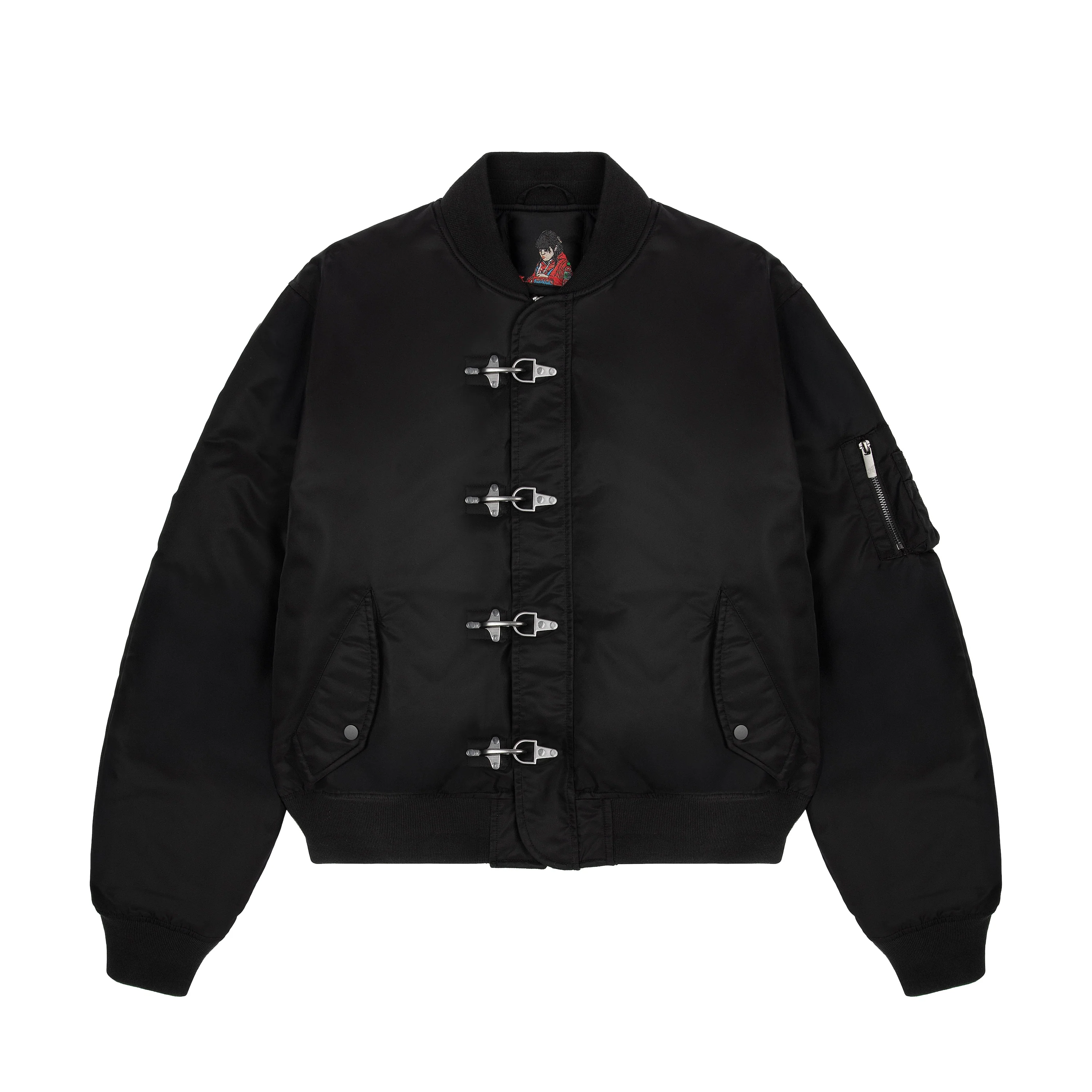 "yakuza" bomber Jacket black - Image 2