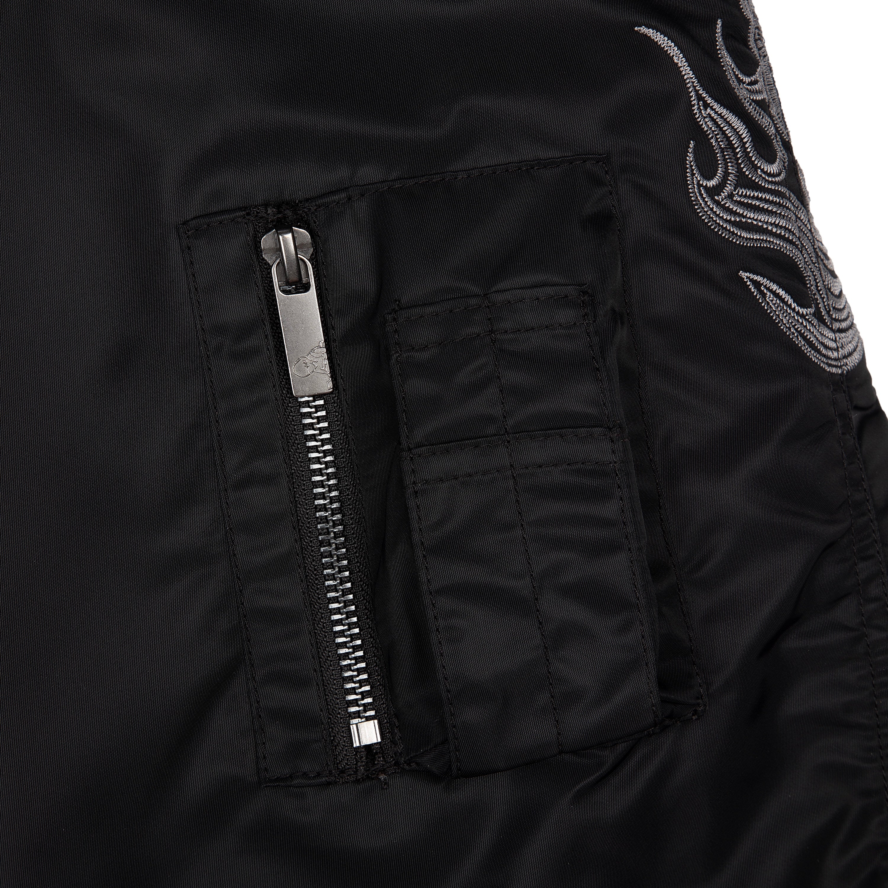 "yakuza" bomber Jacket black - Image 7