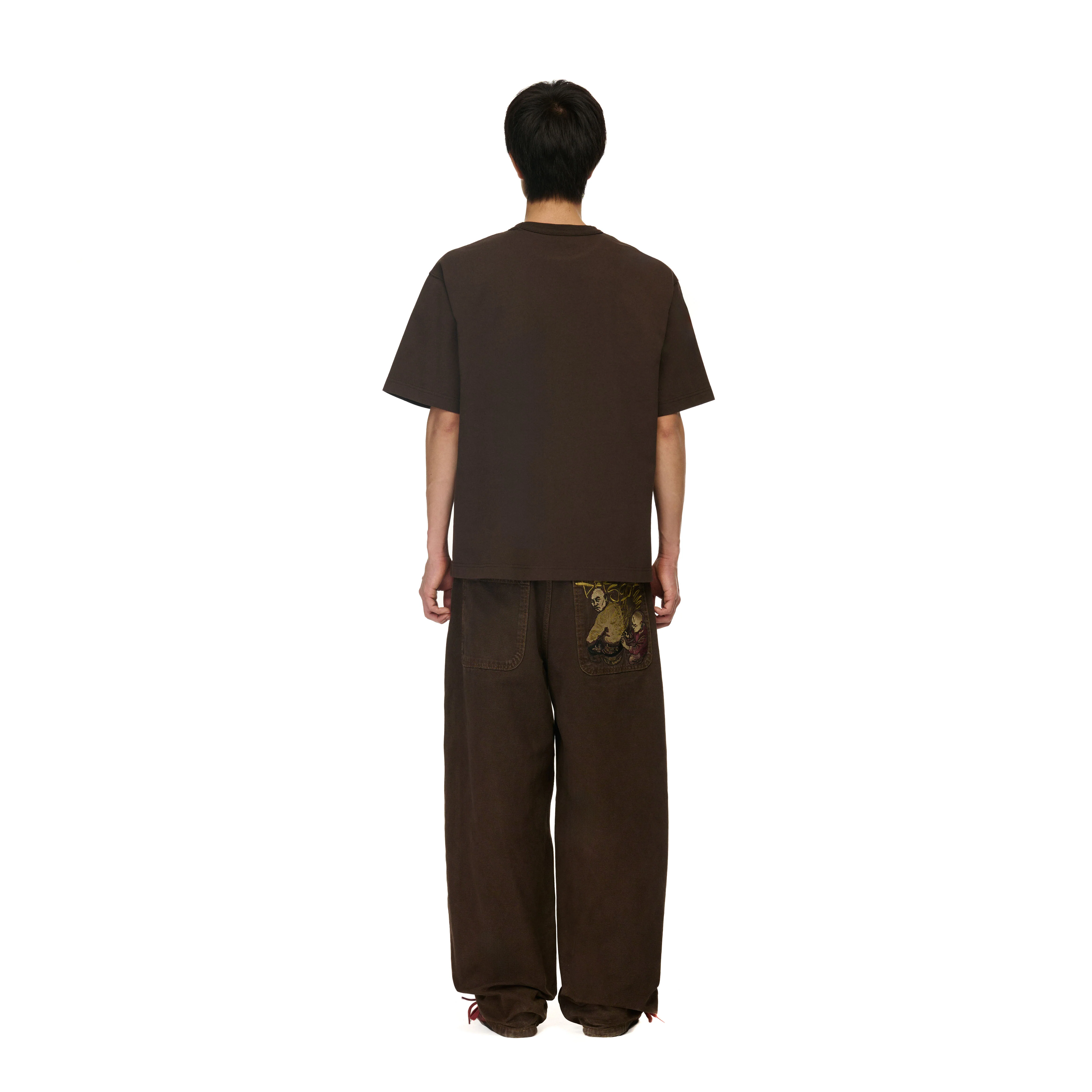 "yakuza" brown washed Denim - Image 11