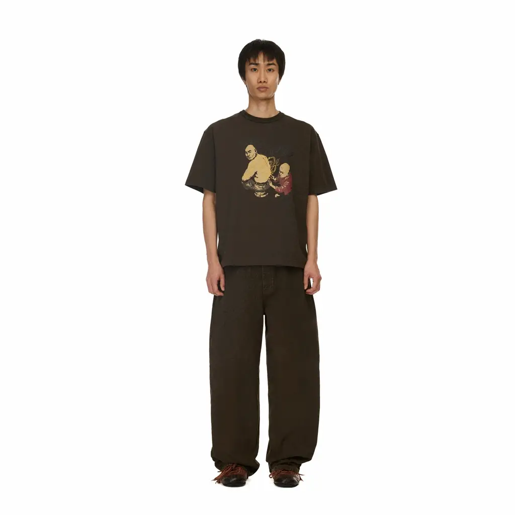 "yakuza" T Shirt dark brown - Image 8