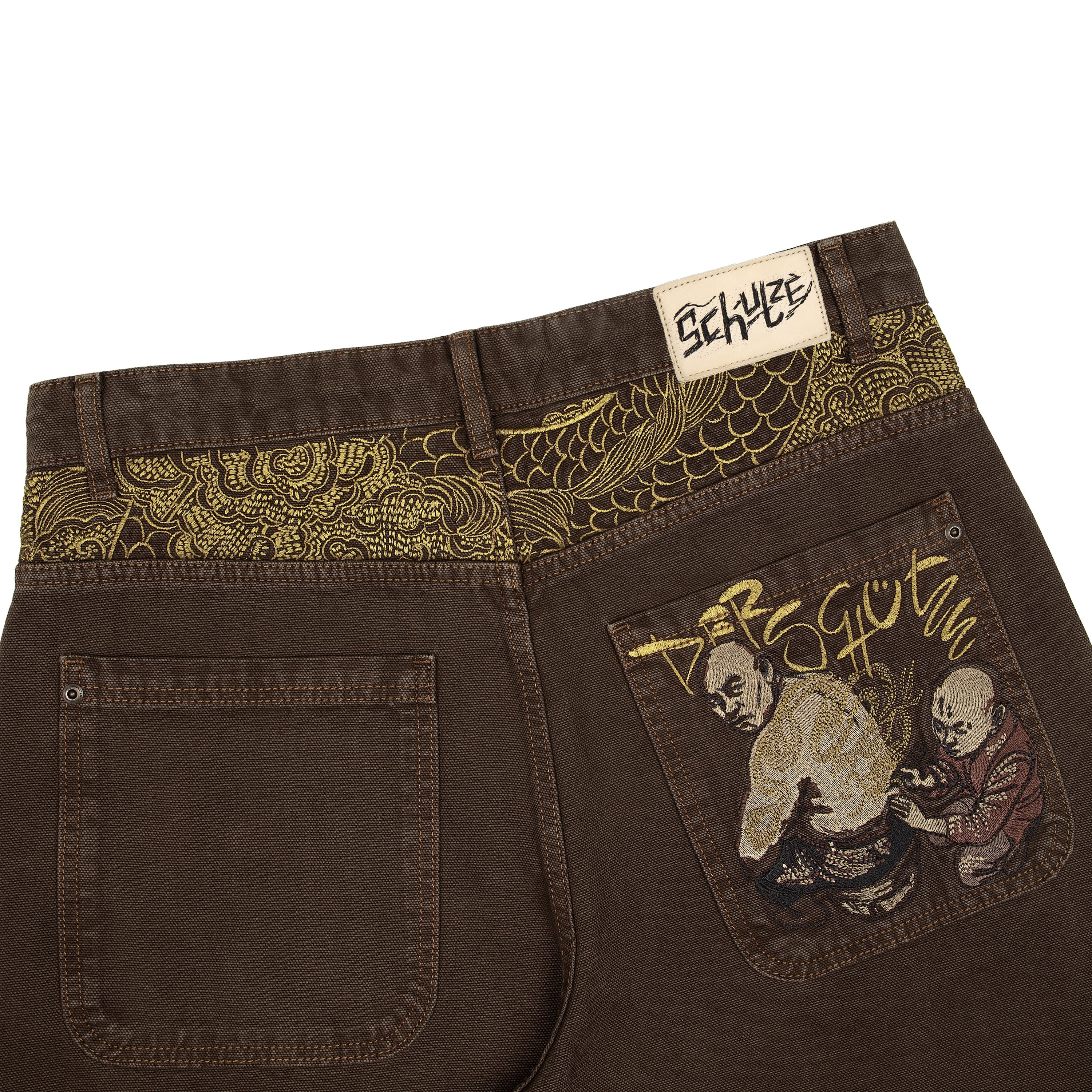 "yakuza" brown washed Denim - Image 5