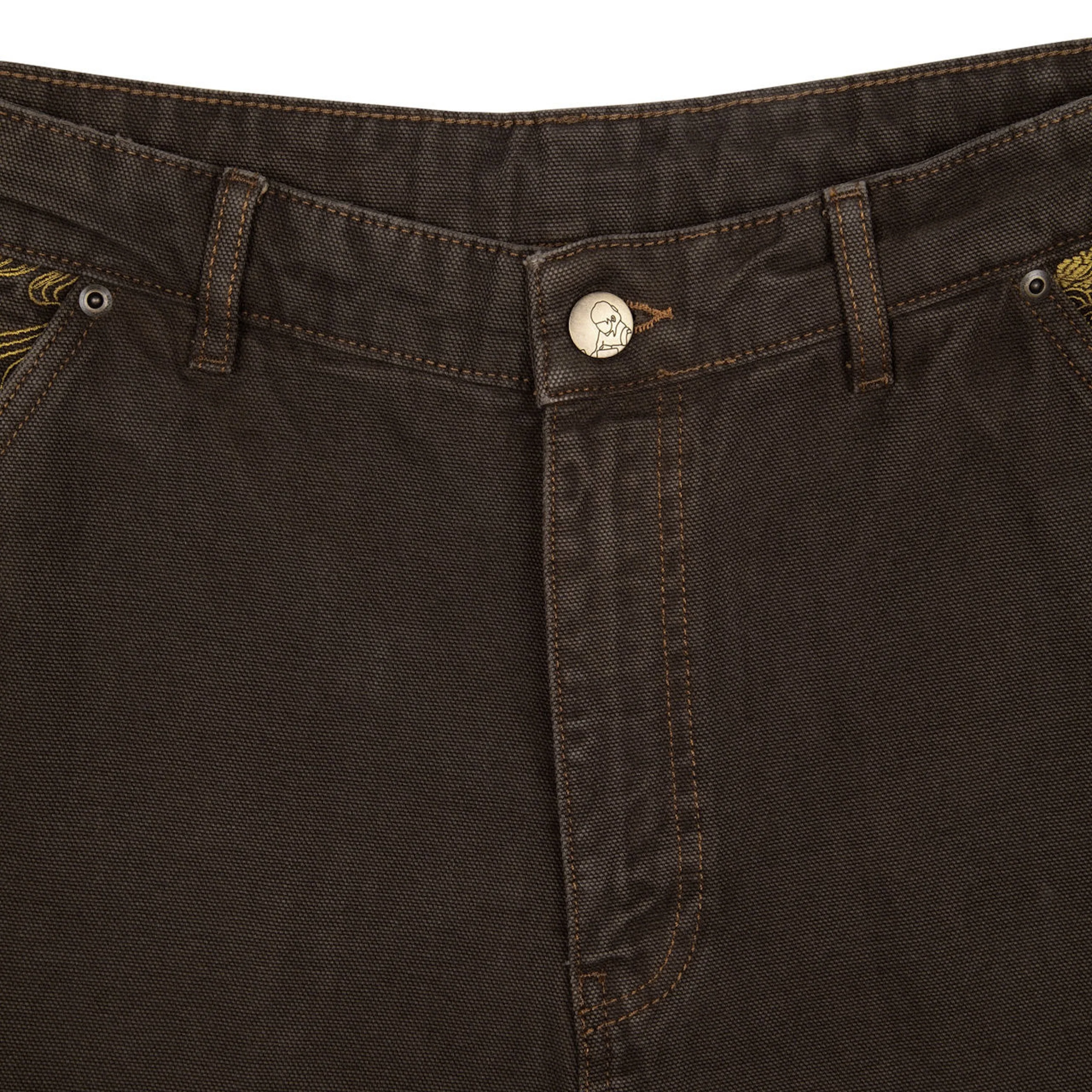 "yakuza" brown washed Denim - Image 6