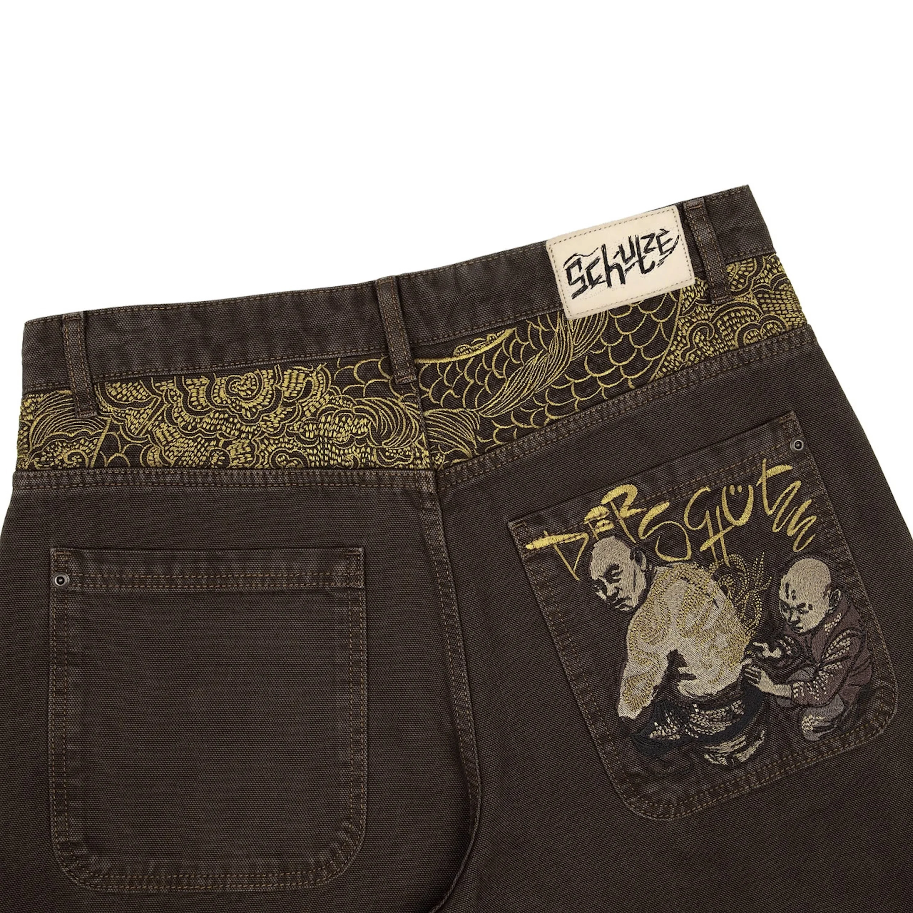 "yakuza" brown washed Denim - Image 7