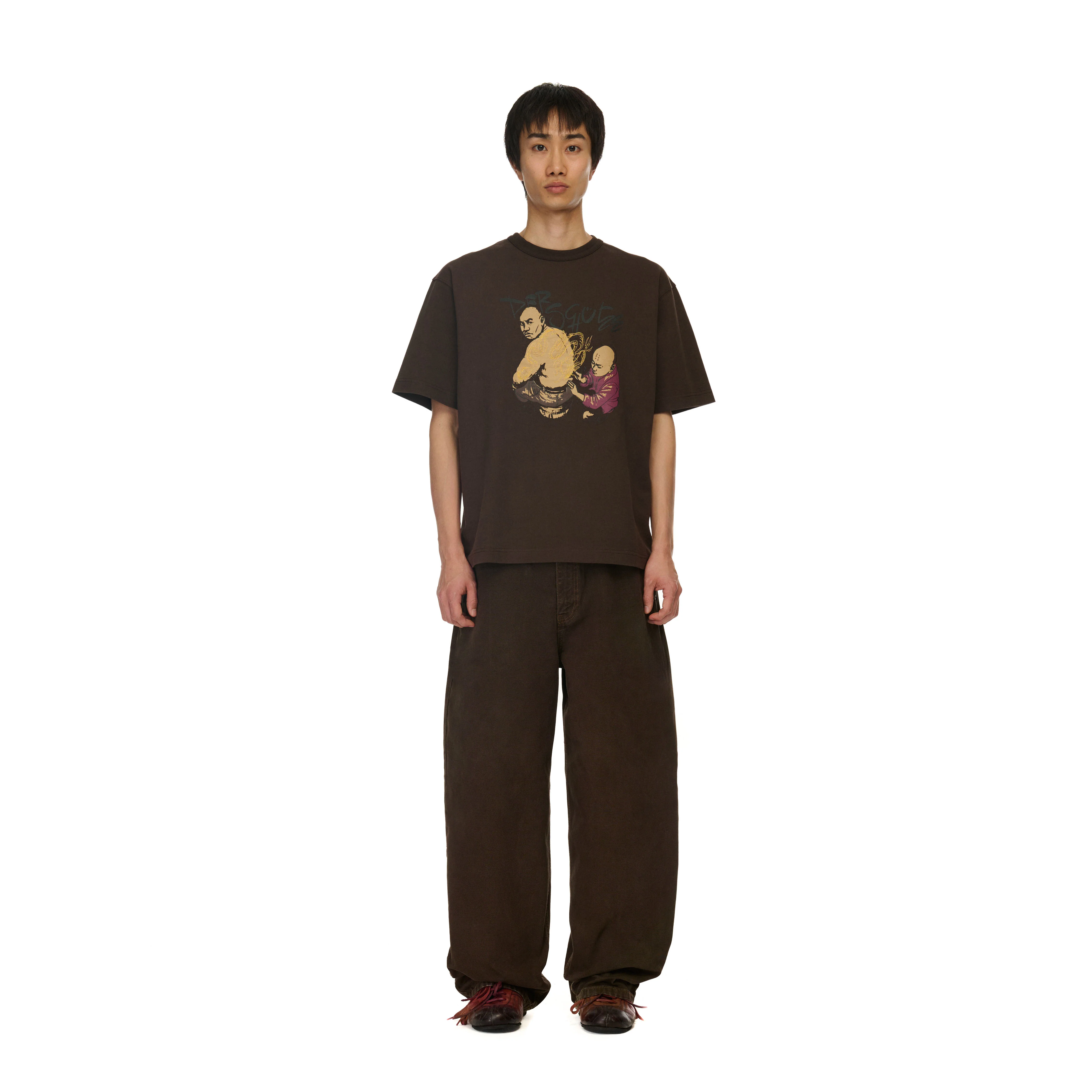 "yakuza" brown washed Denim - Image 9