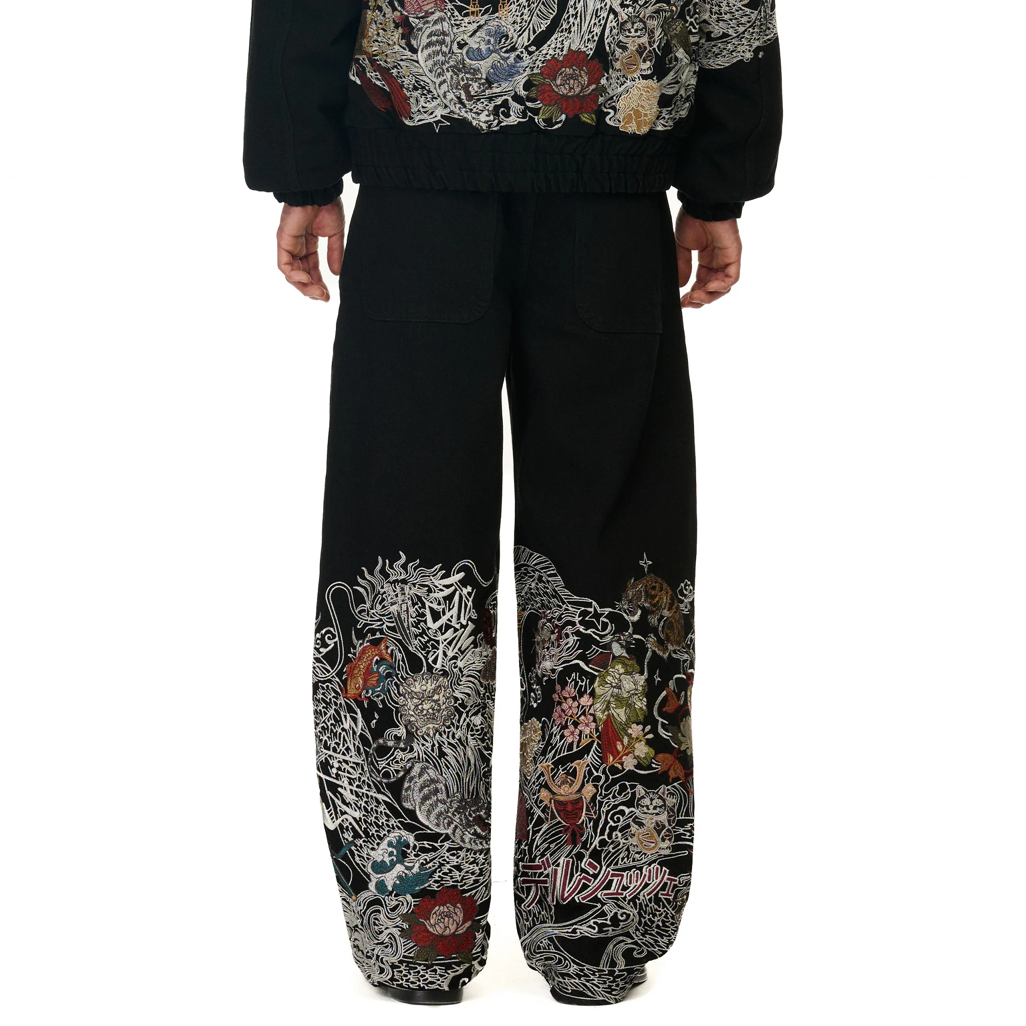 "yakuza" Denim black 02 - Image 11