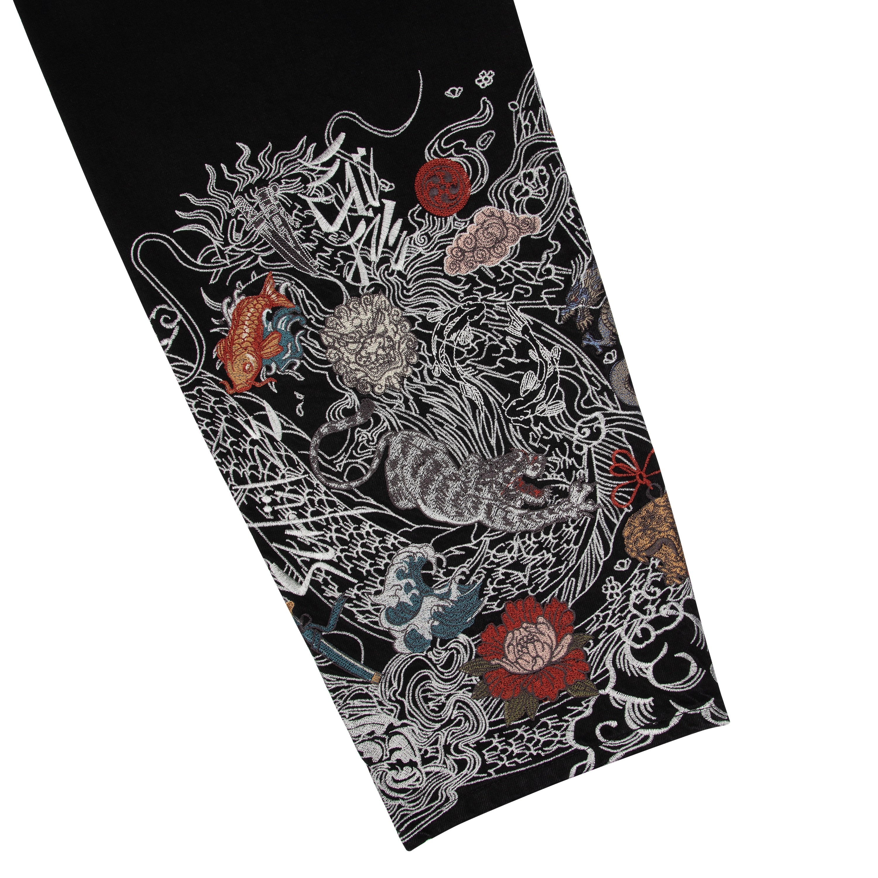 "yakuza" Denim black 02 - Image 5