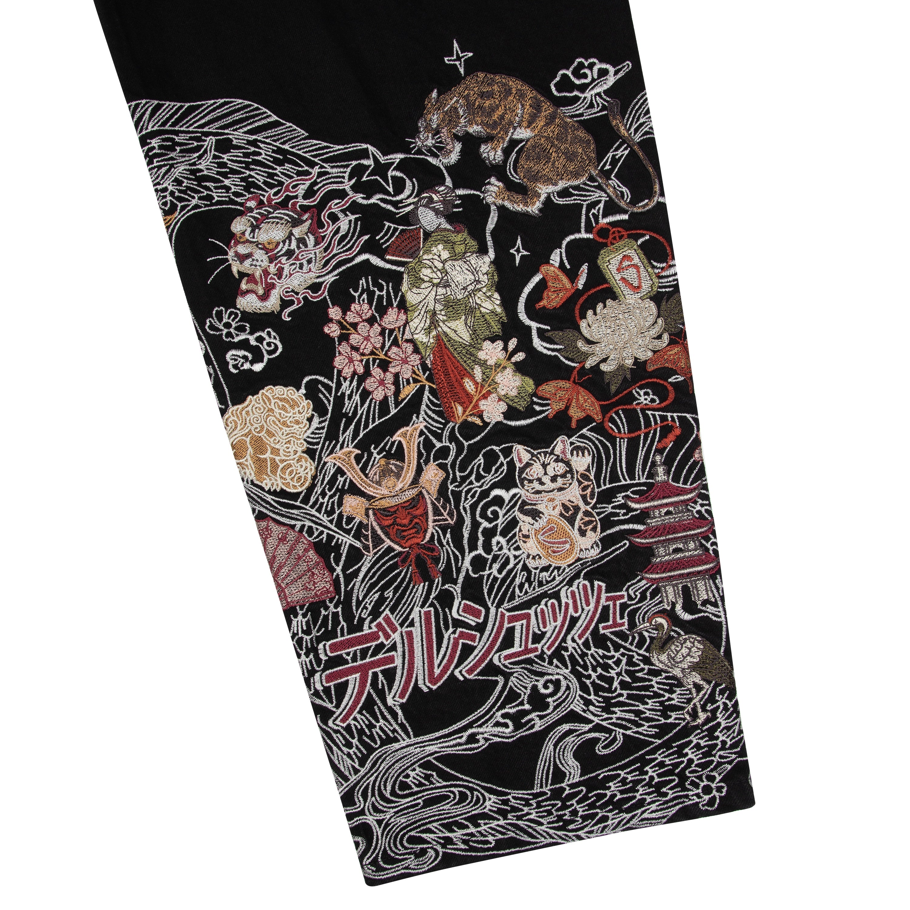 "yakuza" Denim black 02 - Image 6