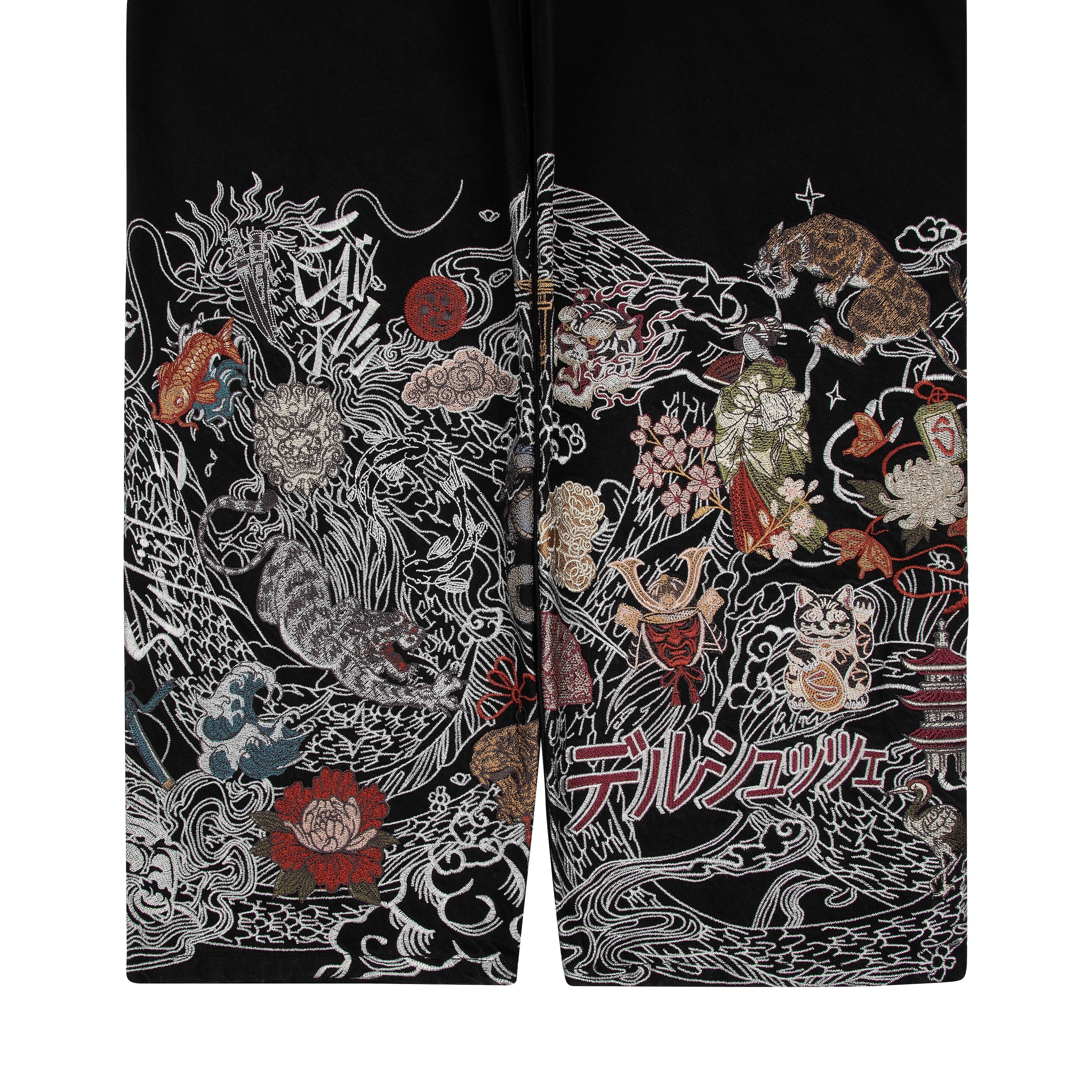 "yakuza" Denim black 02 - Image 7