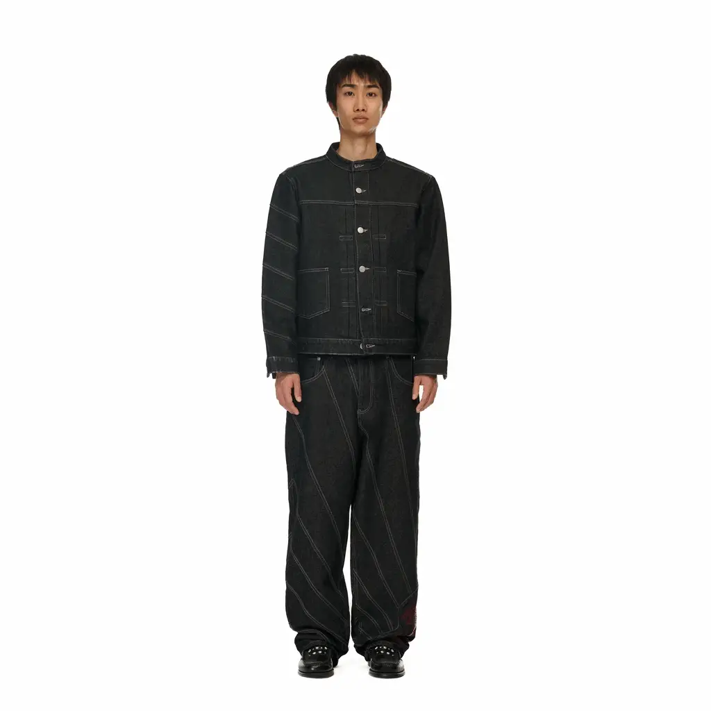 "yakuza" raw Denim black 03 - Image 10