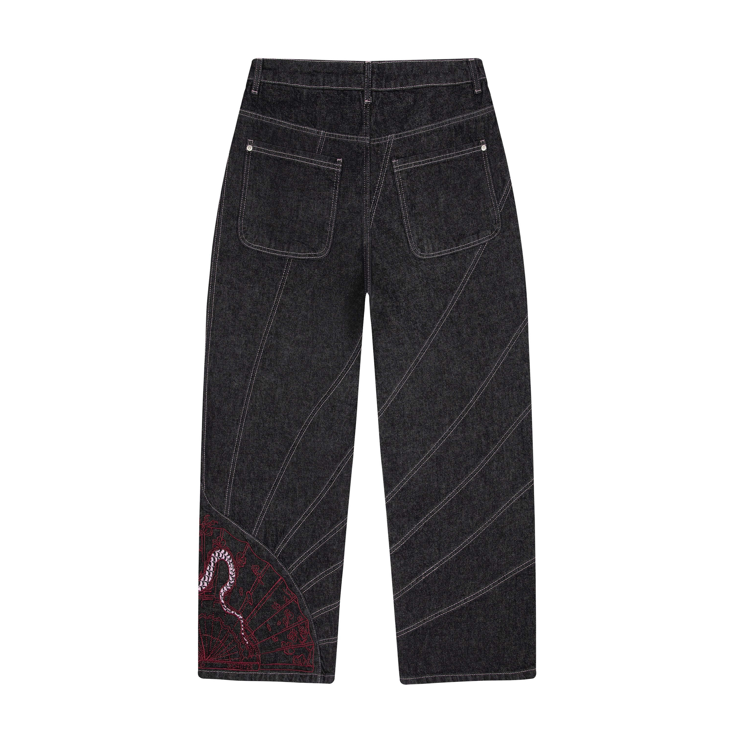 "yakuza" raw Denim black 03 - Image 2