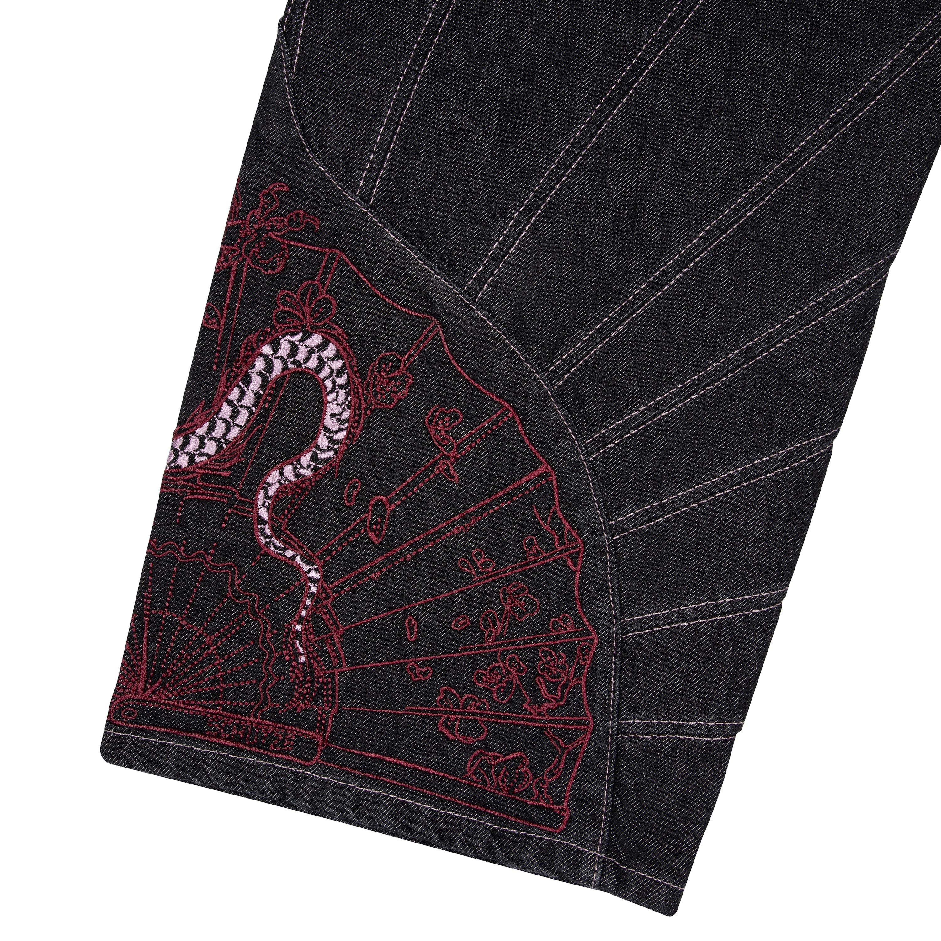 "yakuza" raw Denim black 03 - Image 5