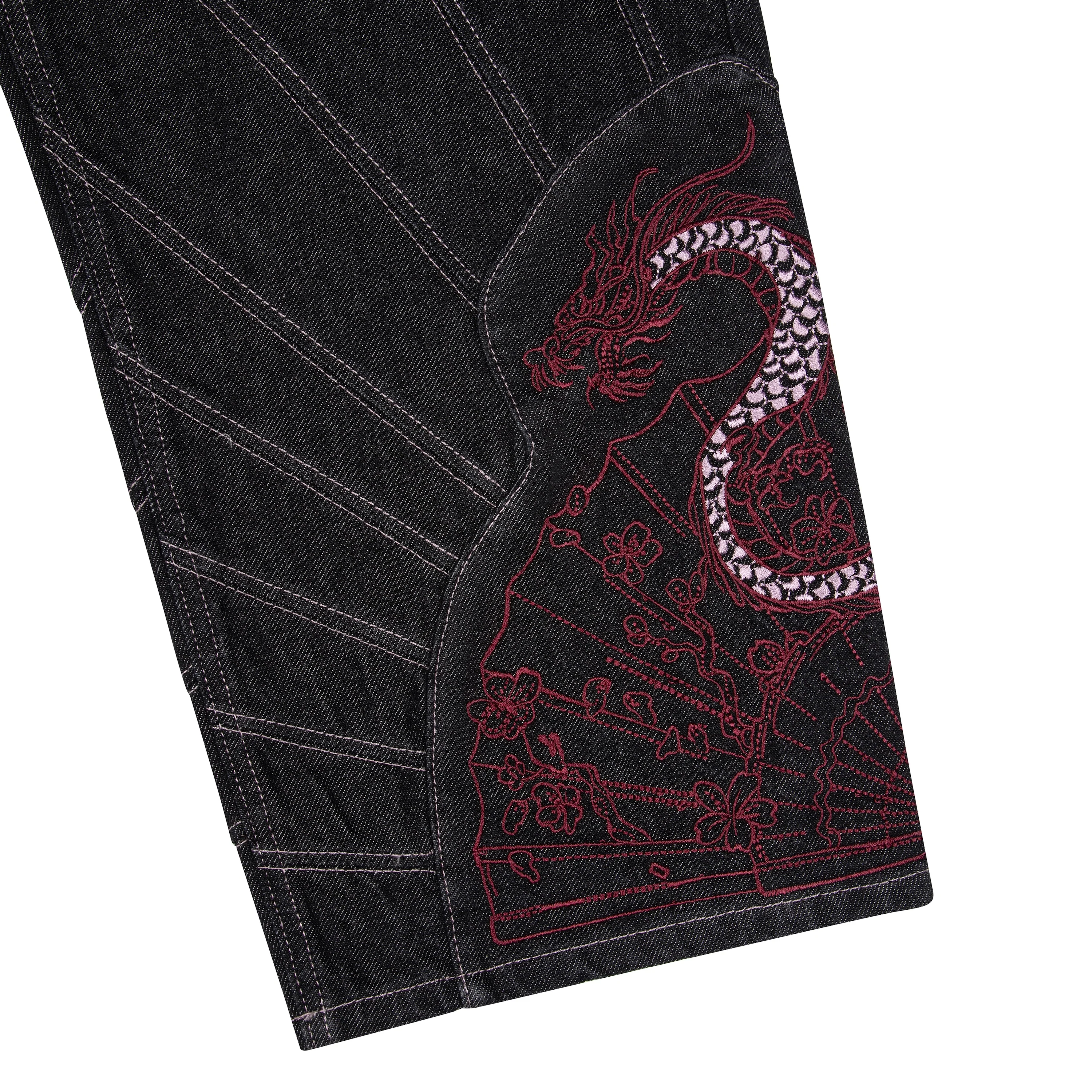 "yakuza" raw Denim black 03 - Image 6